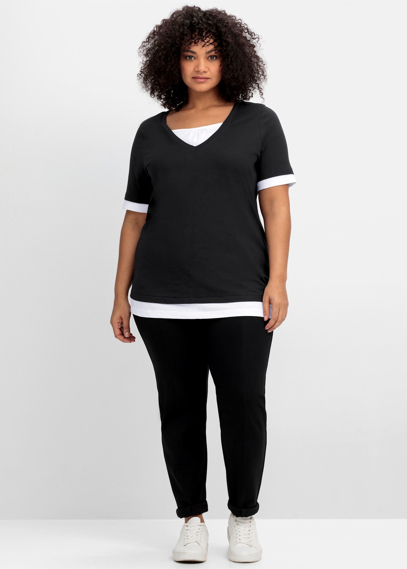 Sheego 2-in-1-Shirt "2-in-1-Shirt", (1 tlg.) günstig online kaufen