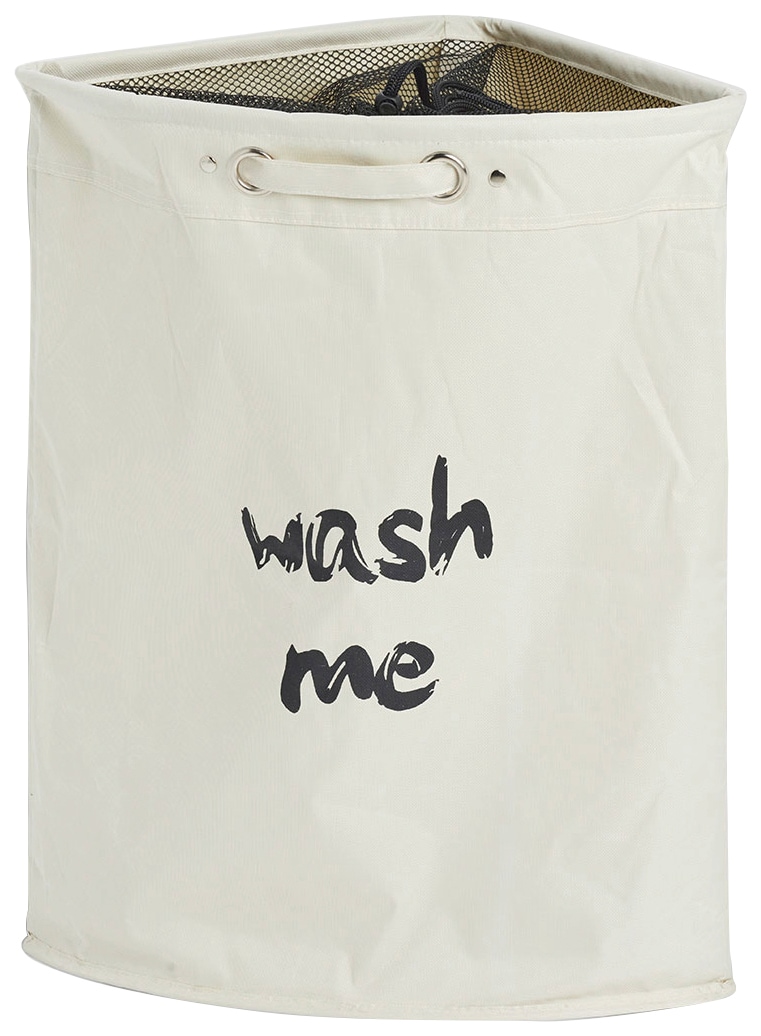 Zeller Present Wäschesack "Wäschekorb, Wash me", BxTxH: 34x34x56 cm