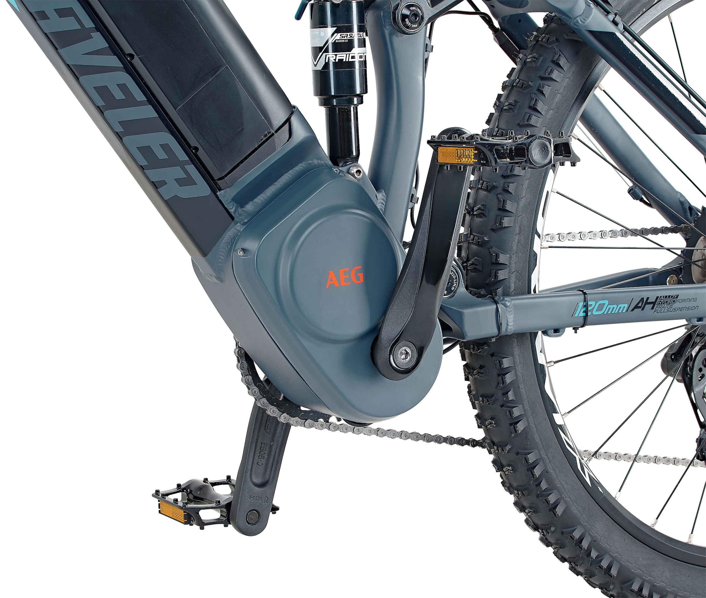 Prophete E-Bike »Graveler 22.ETM.20«, 10 Gang, Shimano, Deore XT, Mittelmotor 250 W, Pedelec, Elektrofahrrad für Damen u. Herren, MTB