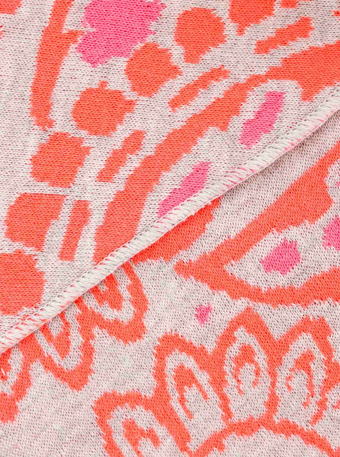 Thumbnail - Zwillingsherz Dreieckstuch ""Cozy Paisley"" modisches Muster, Strick, wärmend