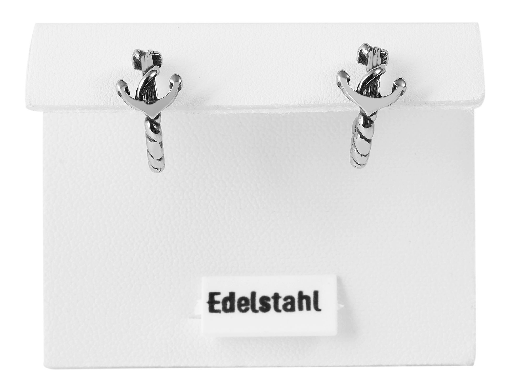 Adelia´s Klappcreolen »Unisex Ohrringe – Klappcreole aus Edelstahl« Ein kleines Geschenk mit großer Wirkung