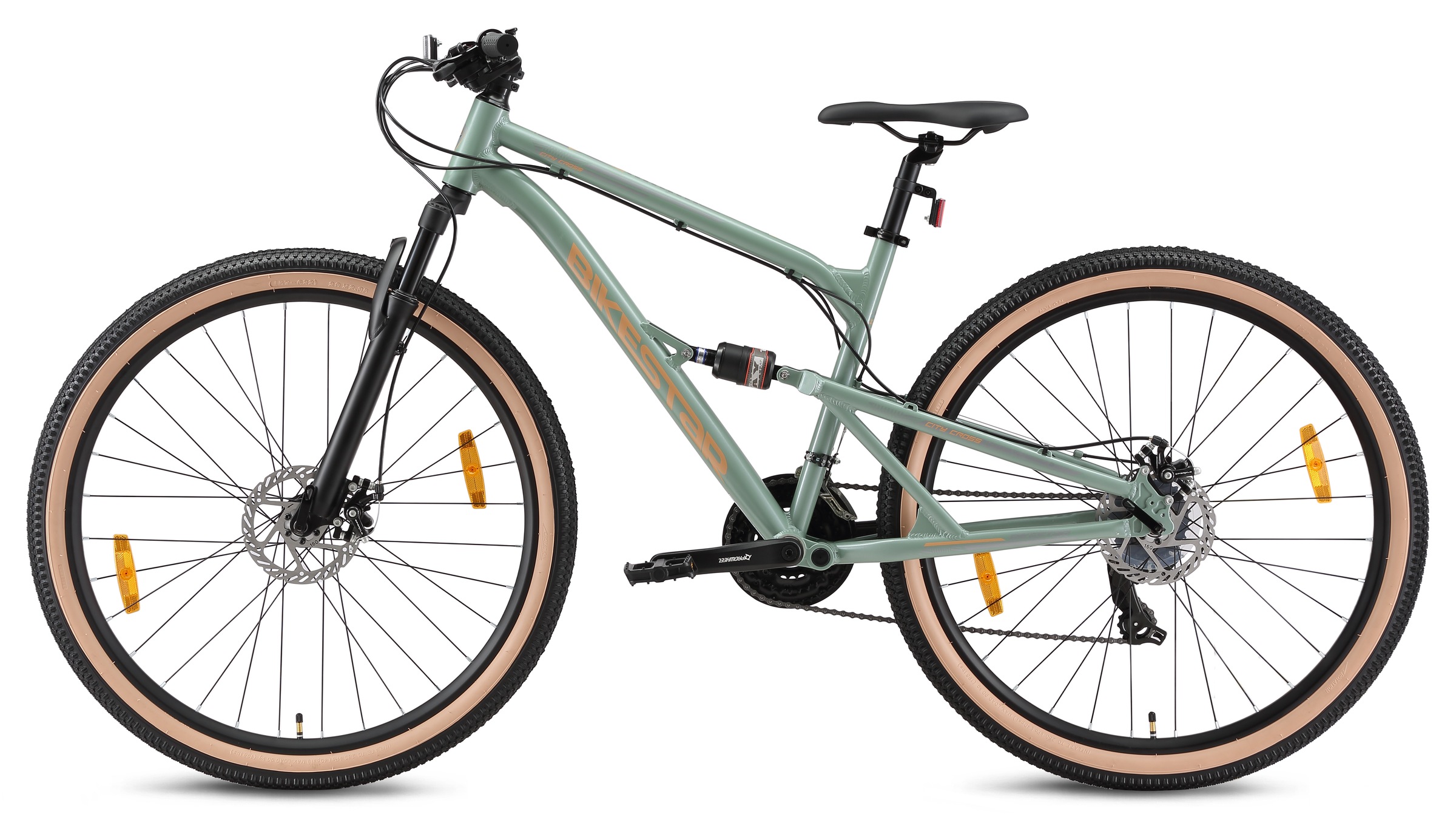 Bikestar Mountainbike 21 Gang Shimano RD-TY300 Schaltwerk Kettenschaltung für Damen und Herren, Kettenschaltung