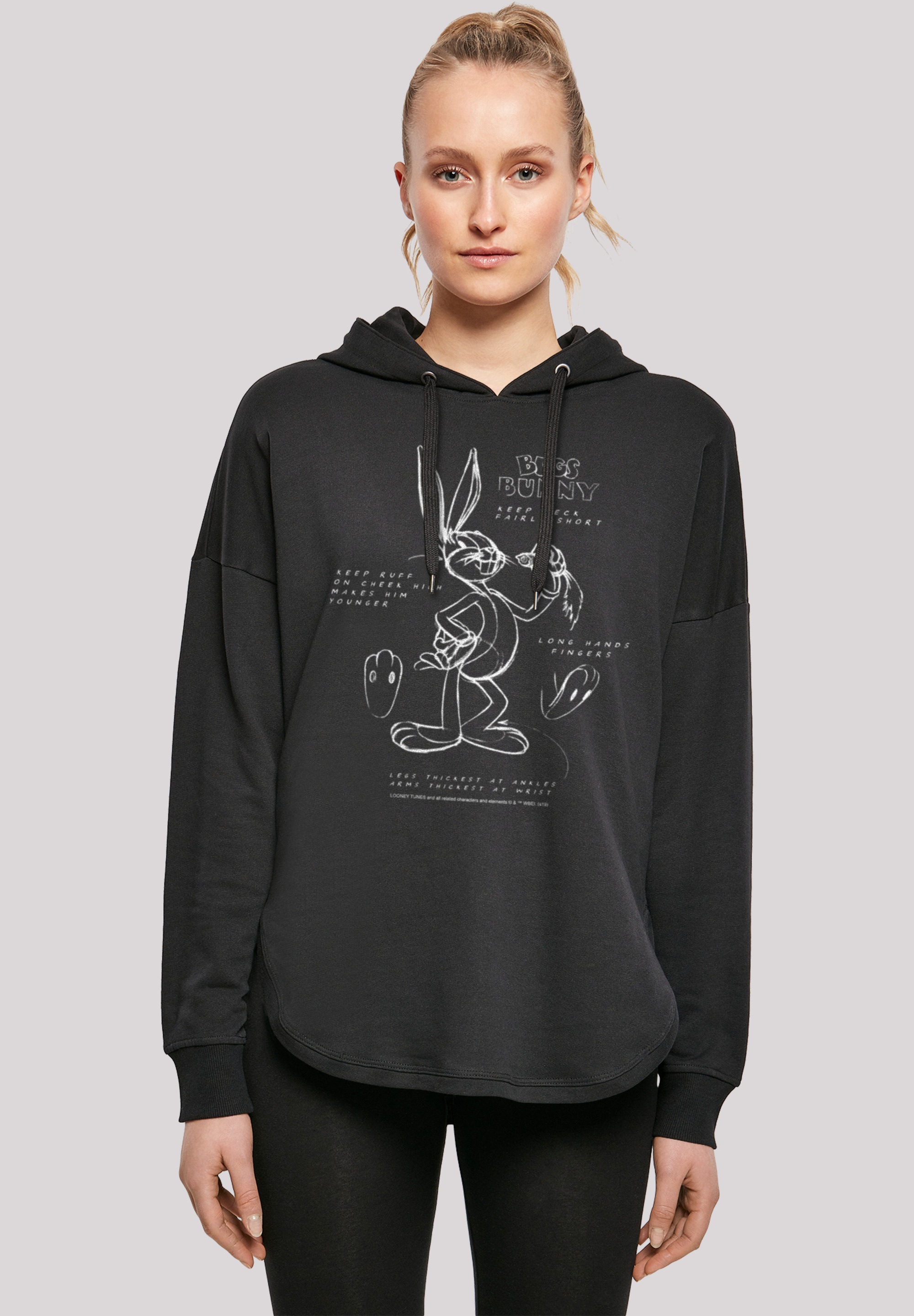 F4NT4STIC Kapuzenpullover "Looney Tunes Bugs Bunny Drawing Instruction", Pr günstig online kaufen