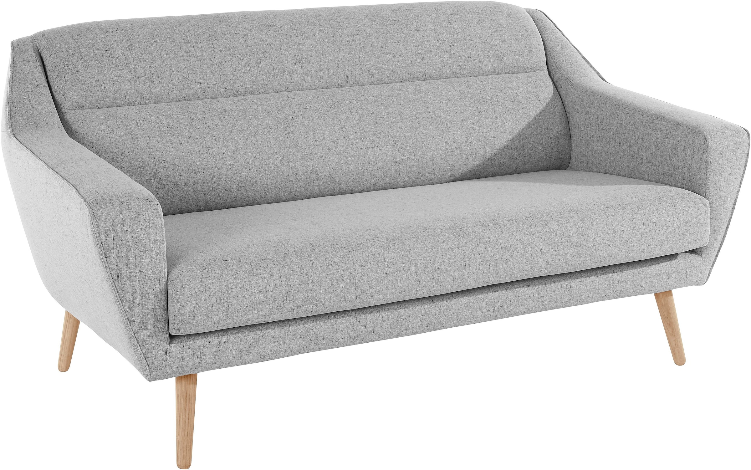 andas 2-Sitzer »Bille«, mit Naht im Rückenkissen und Eiche-Beinen, Design by Morten Georgsen