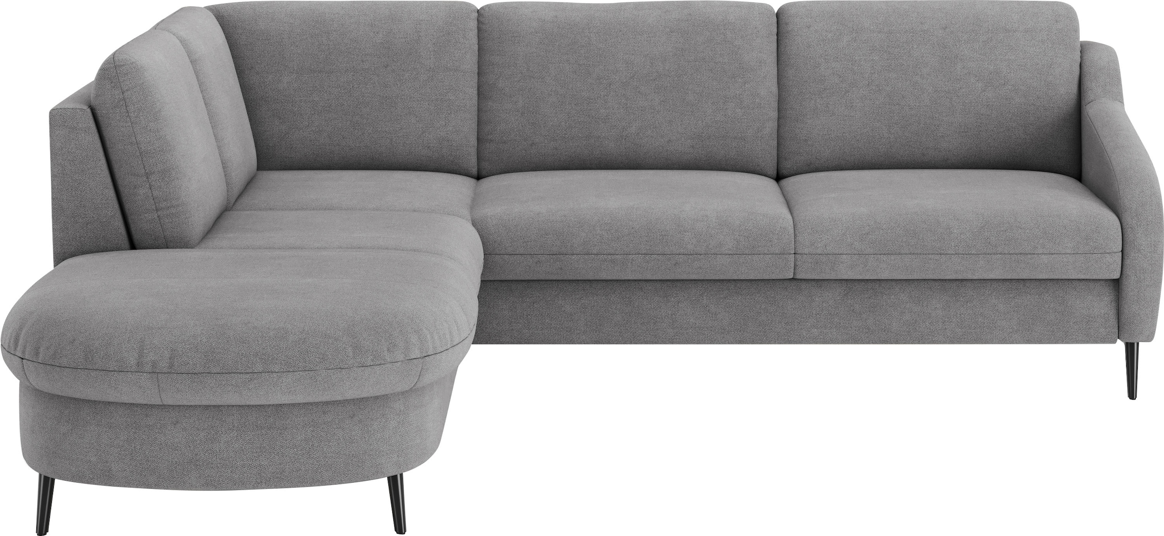 sit&more Ecksofa "Soul L-Form" wahlweise mit Schlaffunktion und Bettkasten oder Schubkasten