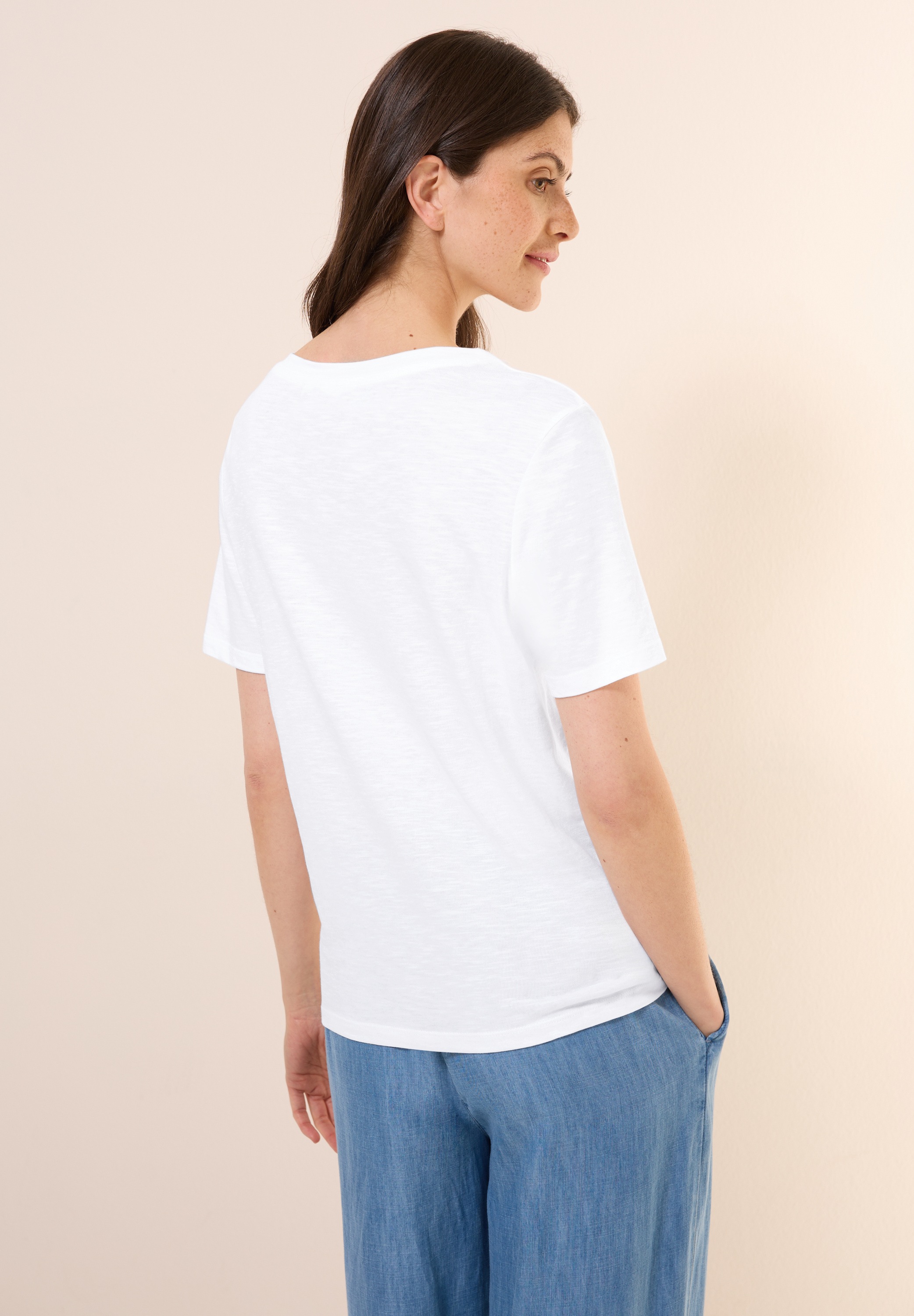 Cecil T-Shirt, mit V-Ausschnitt günstig online kaufen