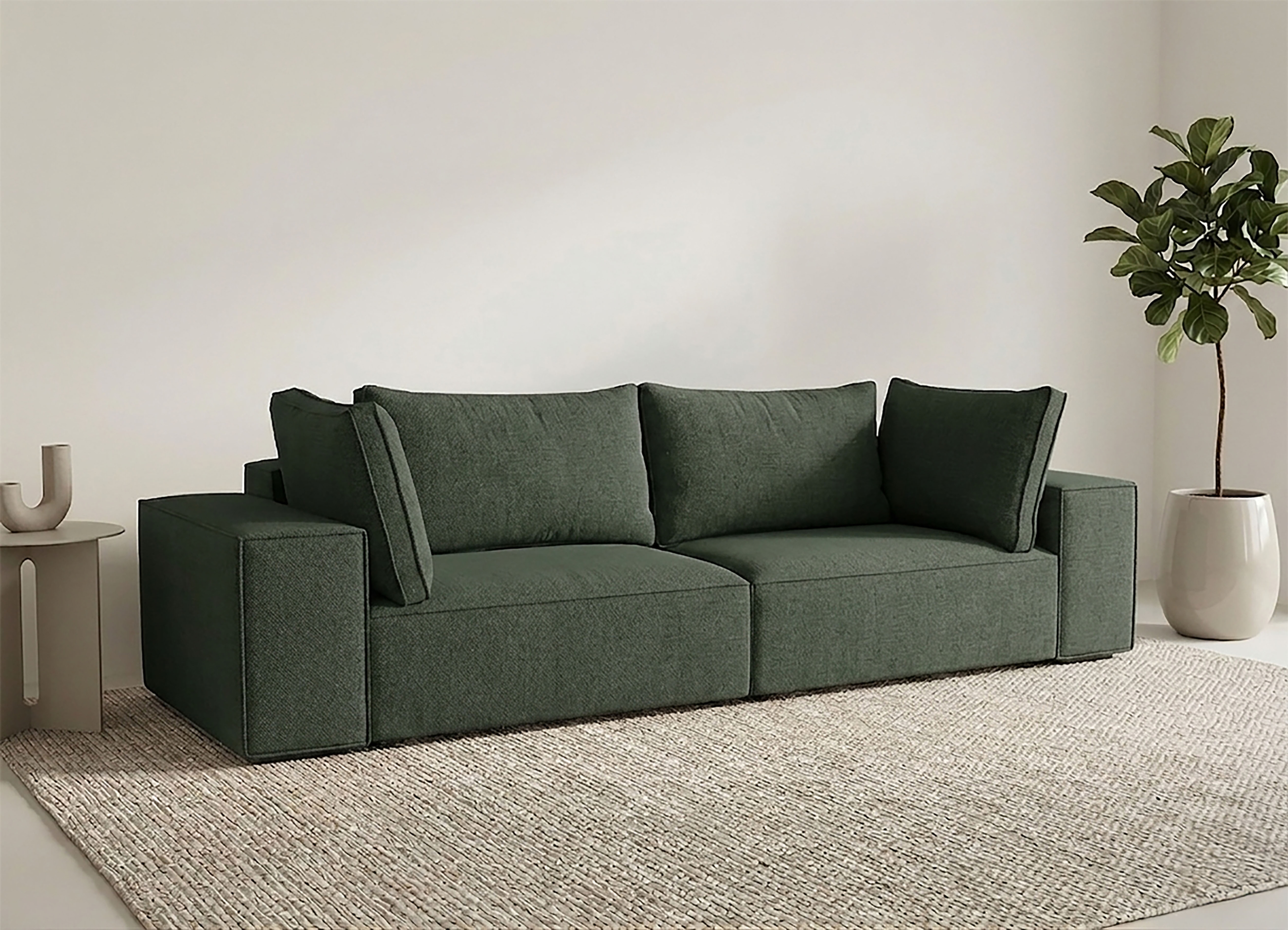 OTTO home "Conor XXL, B: 312cm, Liegefläche: 138x 238cm, in Cord und Velours" mit Schlaffunktion und Bettkasten