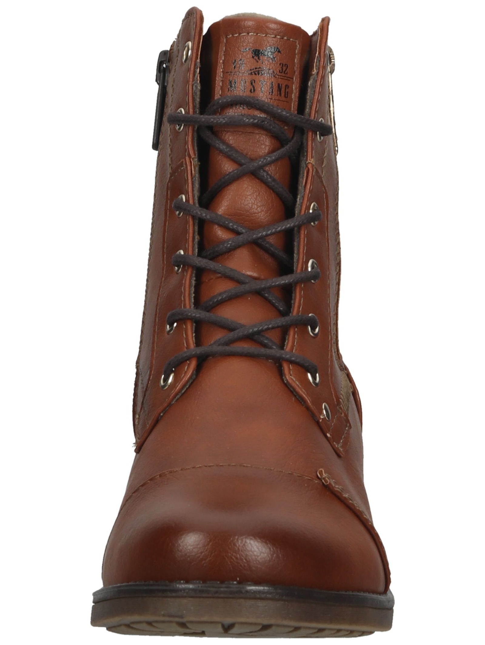 Mustang Shoes Schnürstiefelette »Mustang Shoes Stiefelette Lederimitat«