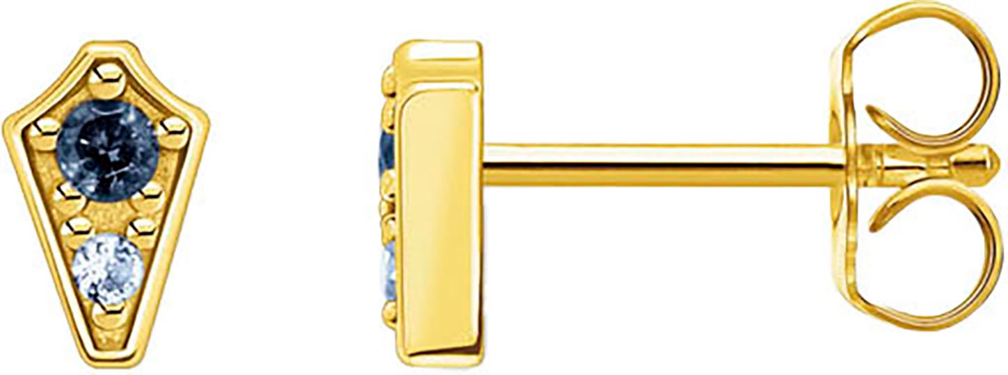 THOMAS SABO "Royalty dunkelblauer Stein, H2210-667-1, H2210-960-1" mit Glas-Keramik Stein, Spinell (synth.)