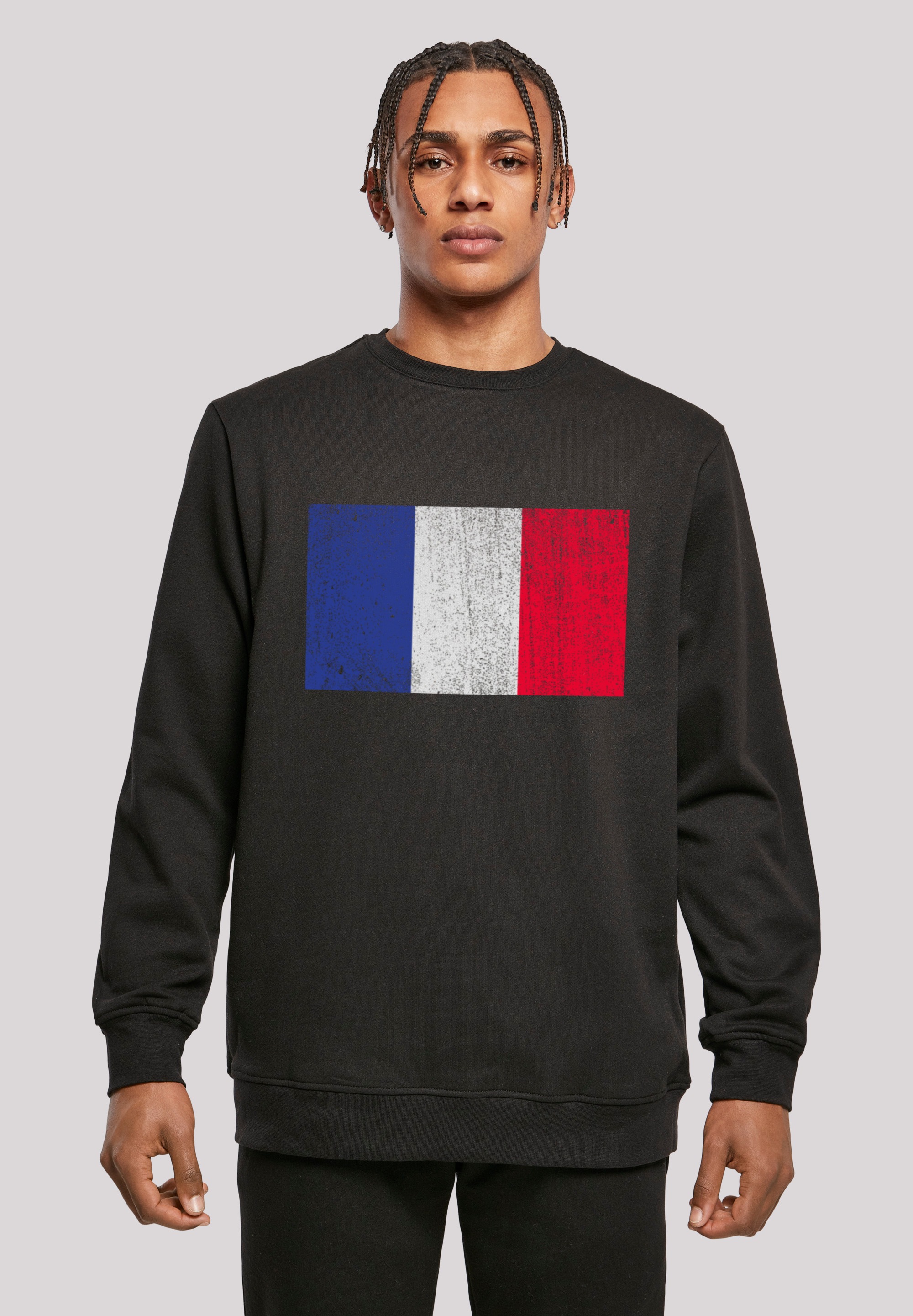 Keine F4NT4STIC ▷ distressed«, kaufen Flagge BAUR Frankreich »France Angabe | Kapuzenpullover