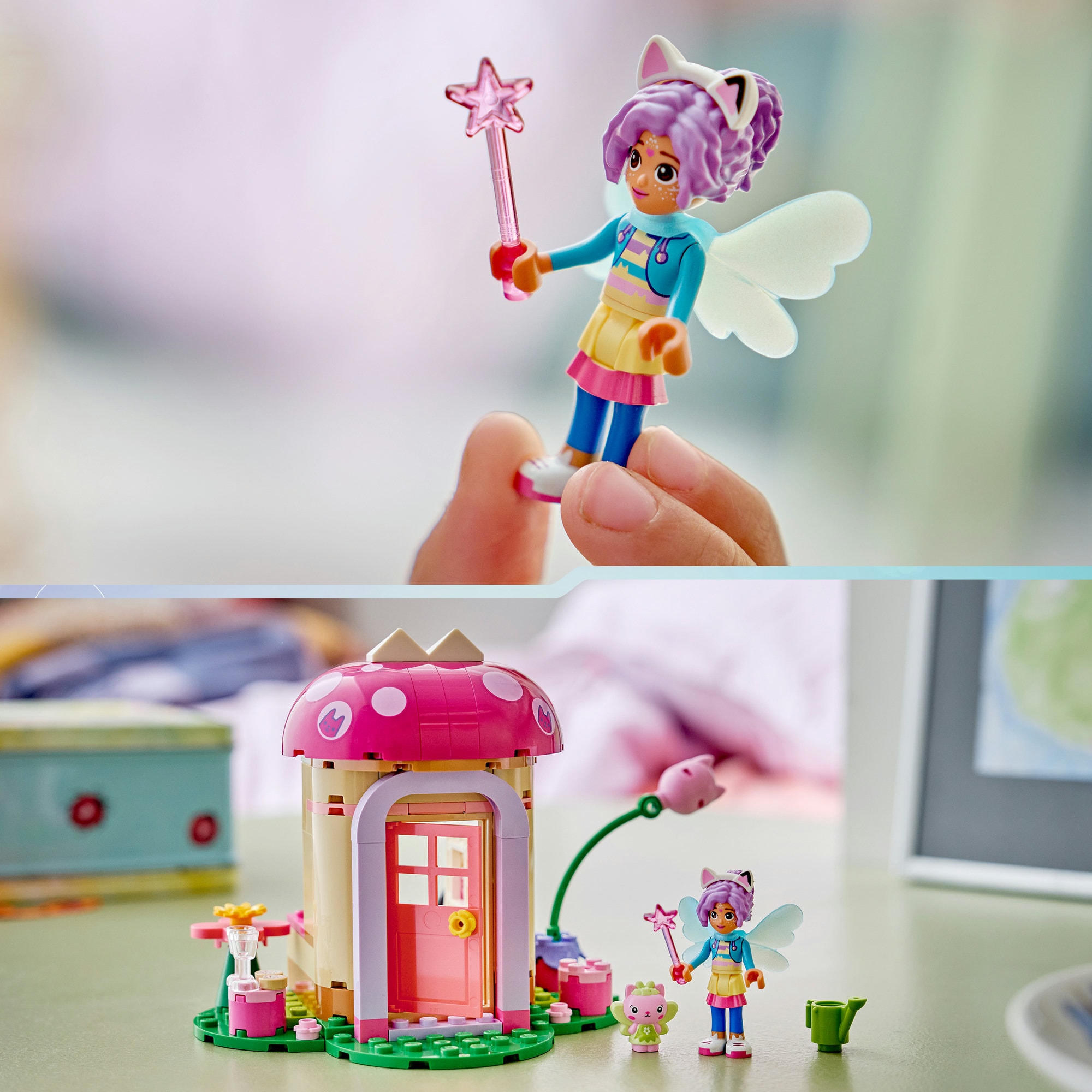 LEGO® Konstruktionsspielsteine »Kitty Fees Gartenhaus (11212), LEGO Gabby's Dollhouse« Made in Europe