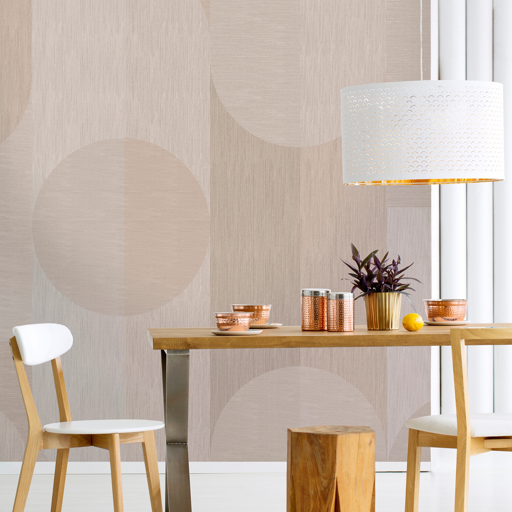 LAURA ASHLEY Fototapete »Finley« 3D-Optik texturiert 300x280cm