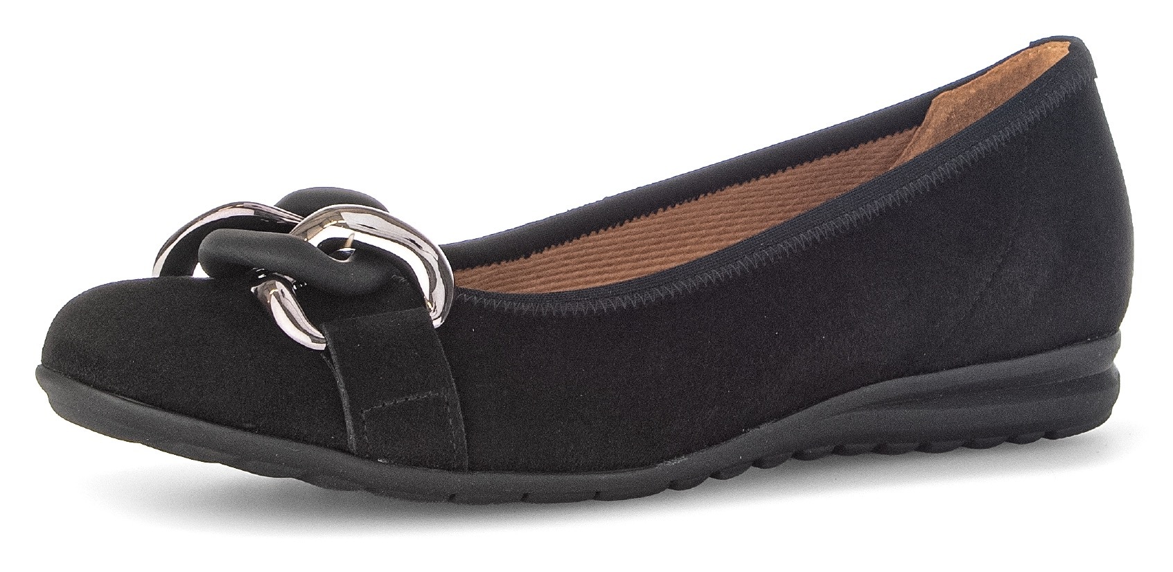 Gabor "FLORENZ", Keilabsatz, Bequemschuh, Slipper, Businessschuh in Weite G (=weit)
