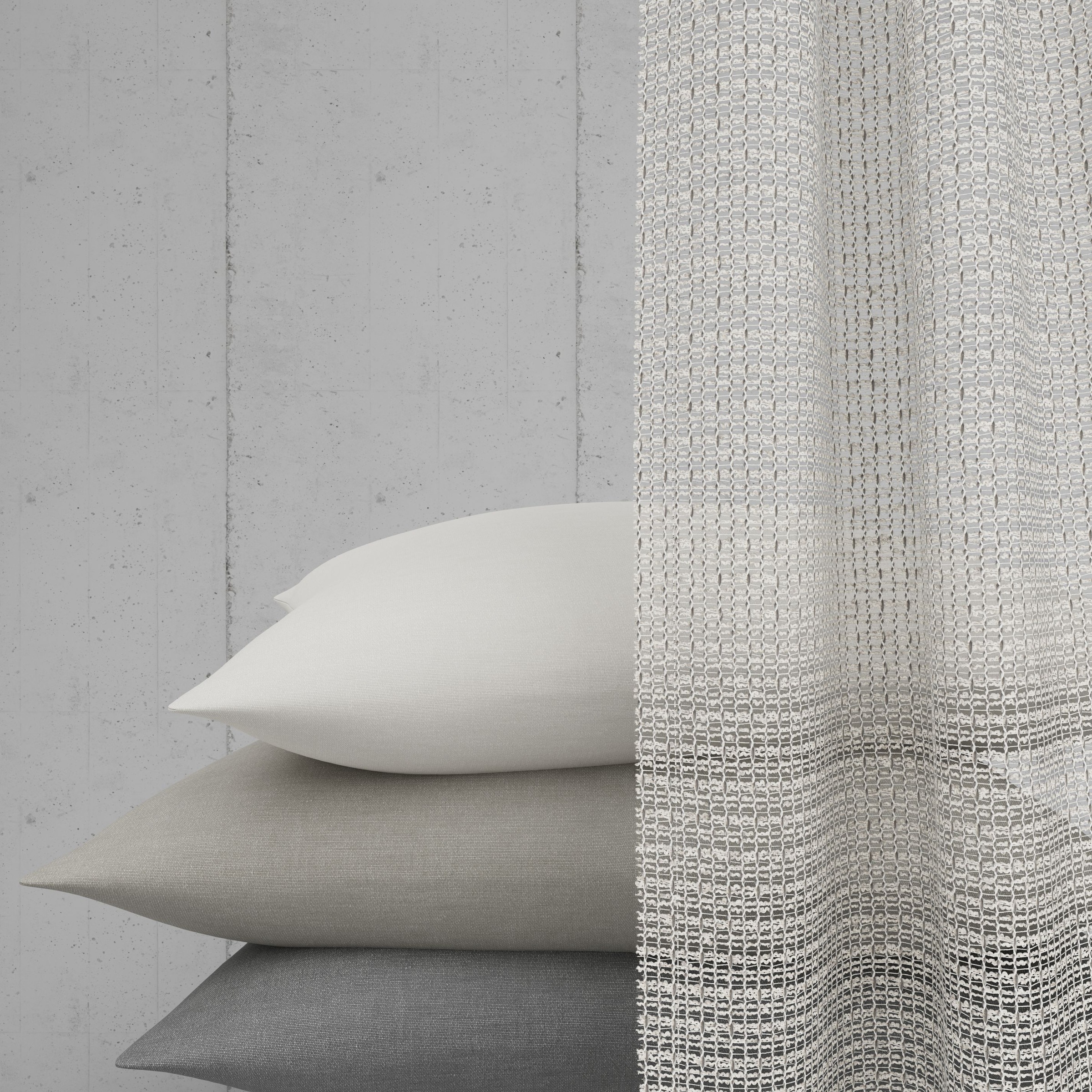 Neutex for you! Vorhang »MELODY« Ösen 1 Stk. tlg. Melangeoptik mit grobem Effektgarn