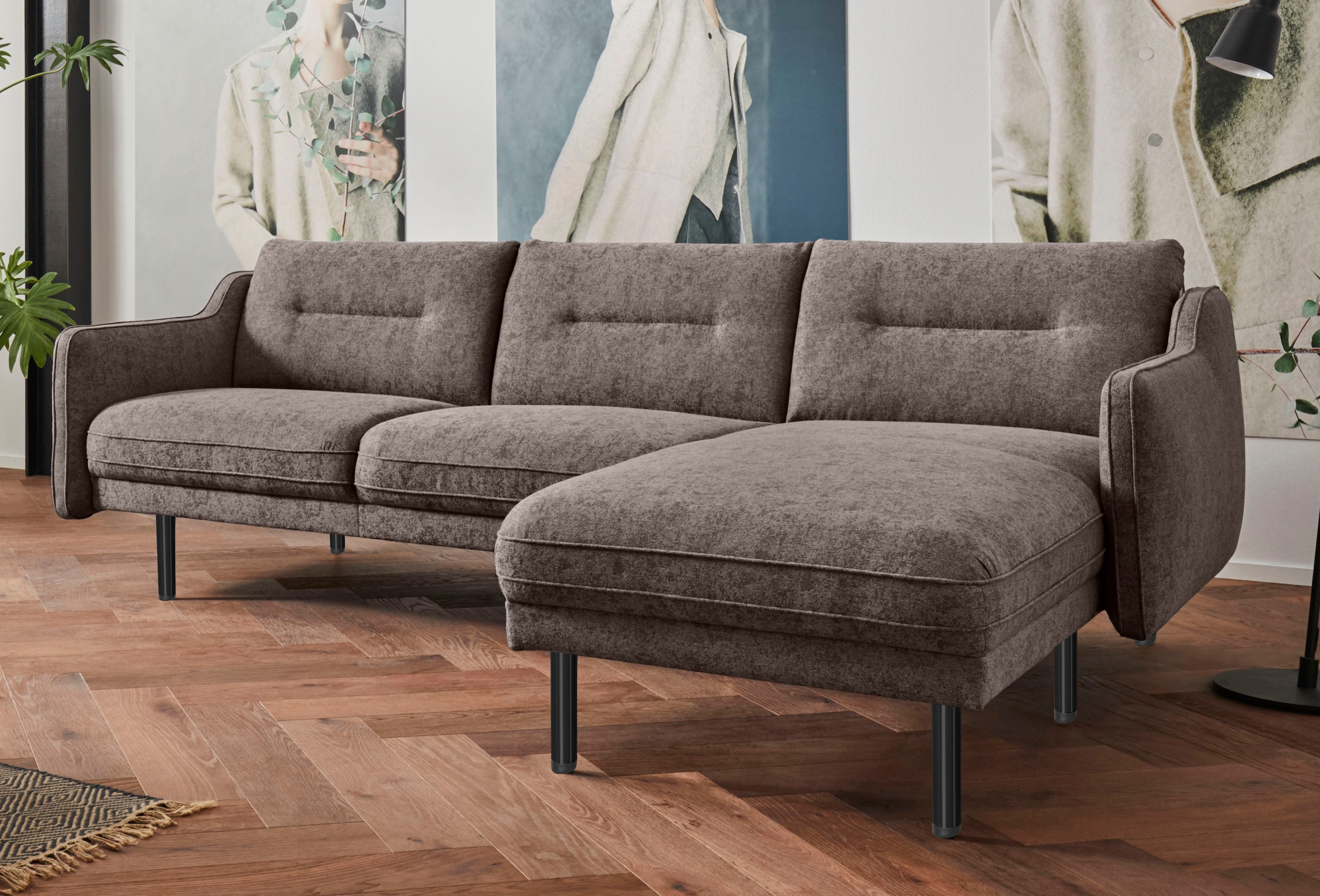 andas Ecksofa "Nordfyn L-Form", edles Design in 3 Bezugsqualitäten, Design günstig online kaufen