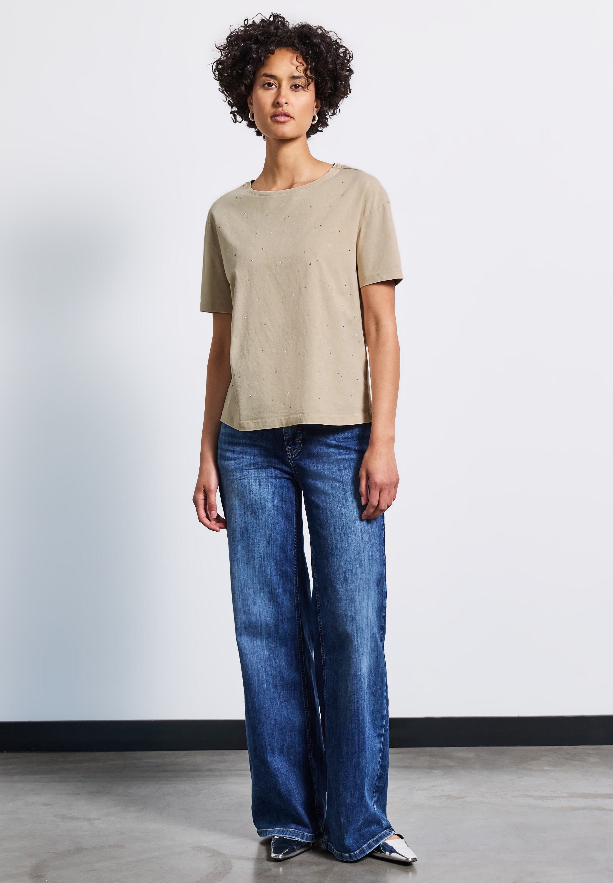 STREET ONE T-Shirt, aus reiner Baumwolle