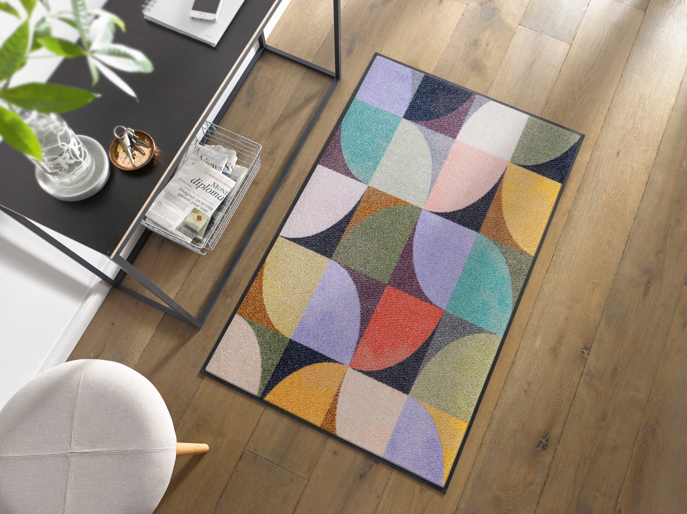 wash+dry by Kleen-Tex Teppich »Colour Moments«, rechteckig, 7 mm Höhe