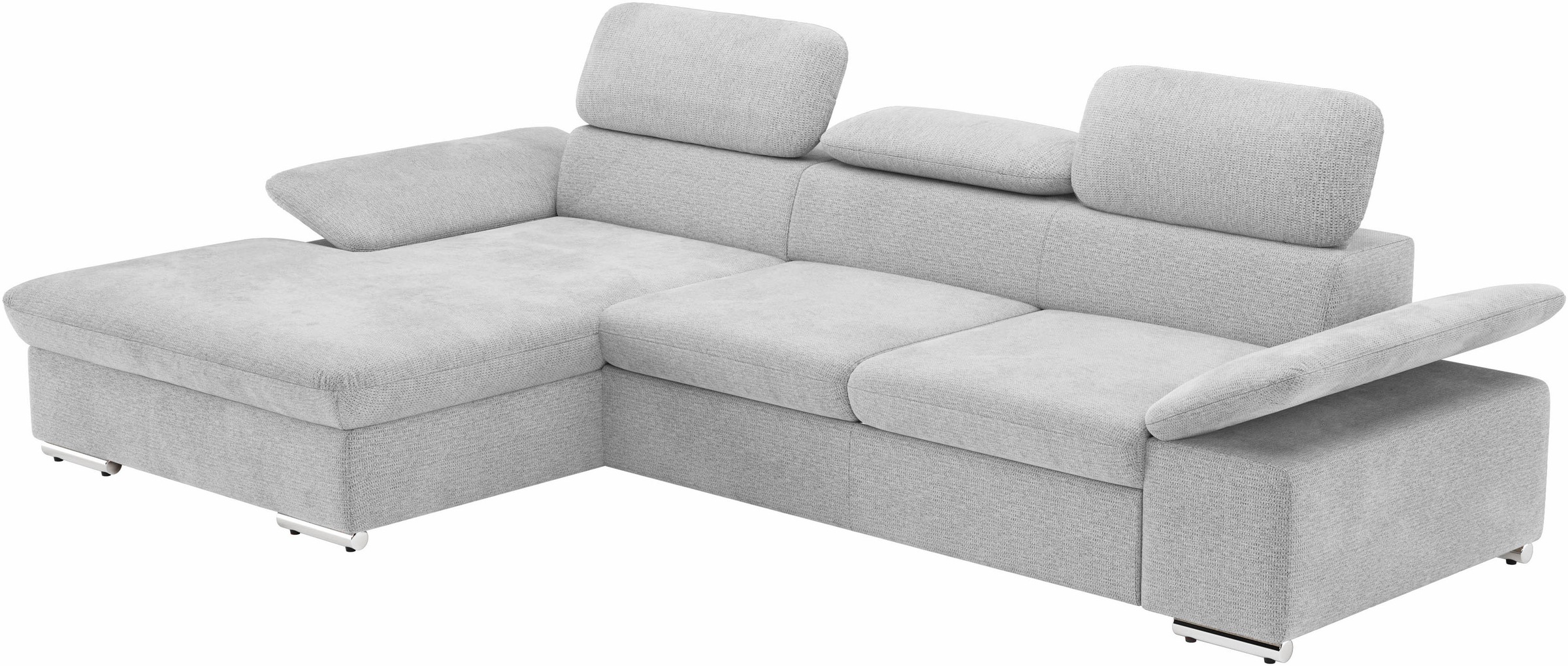 sit&more Ecksofa »Valantine L-Form«, inkl. Kopf- und Armteilverstellung, wahlweise mit Bettfunktion