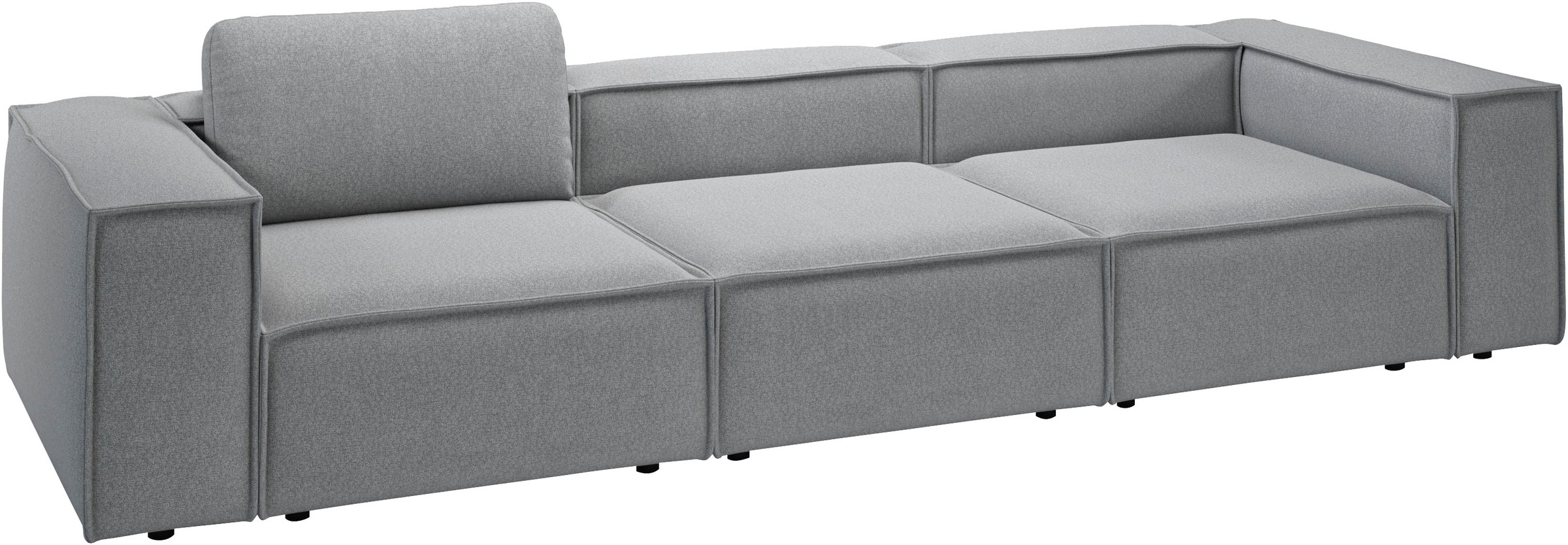 Places of Style 3,5-Sitzer »Watertown, modernes Big-Sofa XXL, 336 cm Breite, auch in Feincord«, Riesiges Designersofa mit viel Platz & weichen Bezügen in Trendfarben