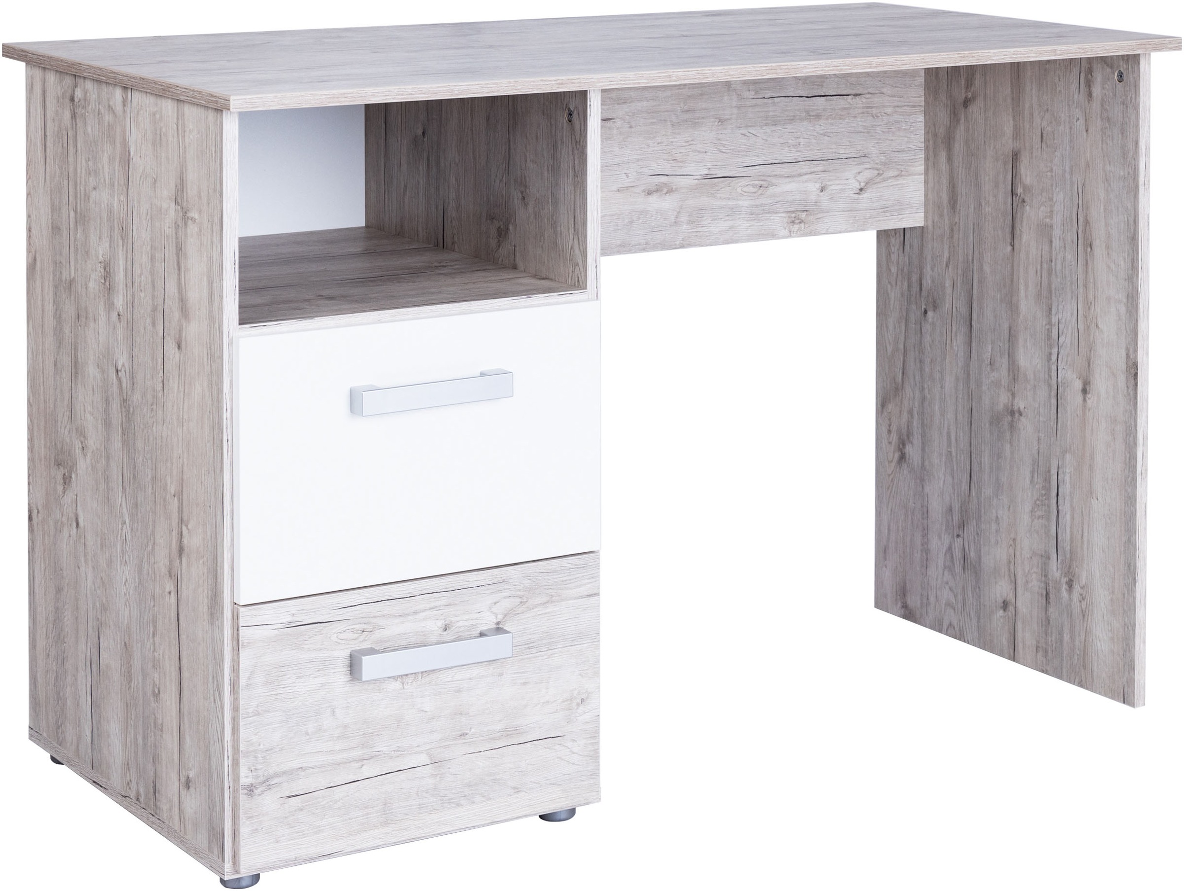 Thumbnail - arthur berndt Jugendzimmer-Set "Jugendzimmer-Set "Bente" 3-teilig" 3 Stk. tlg. Eiche-Sand/Weiß Nachbildung