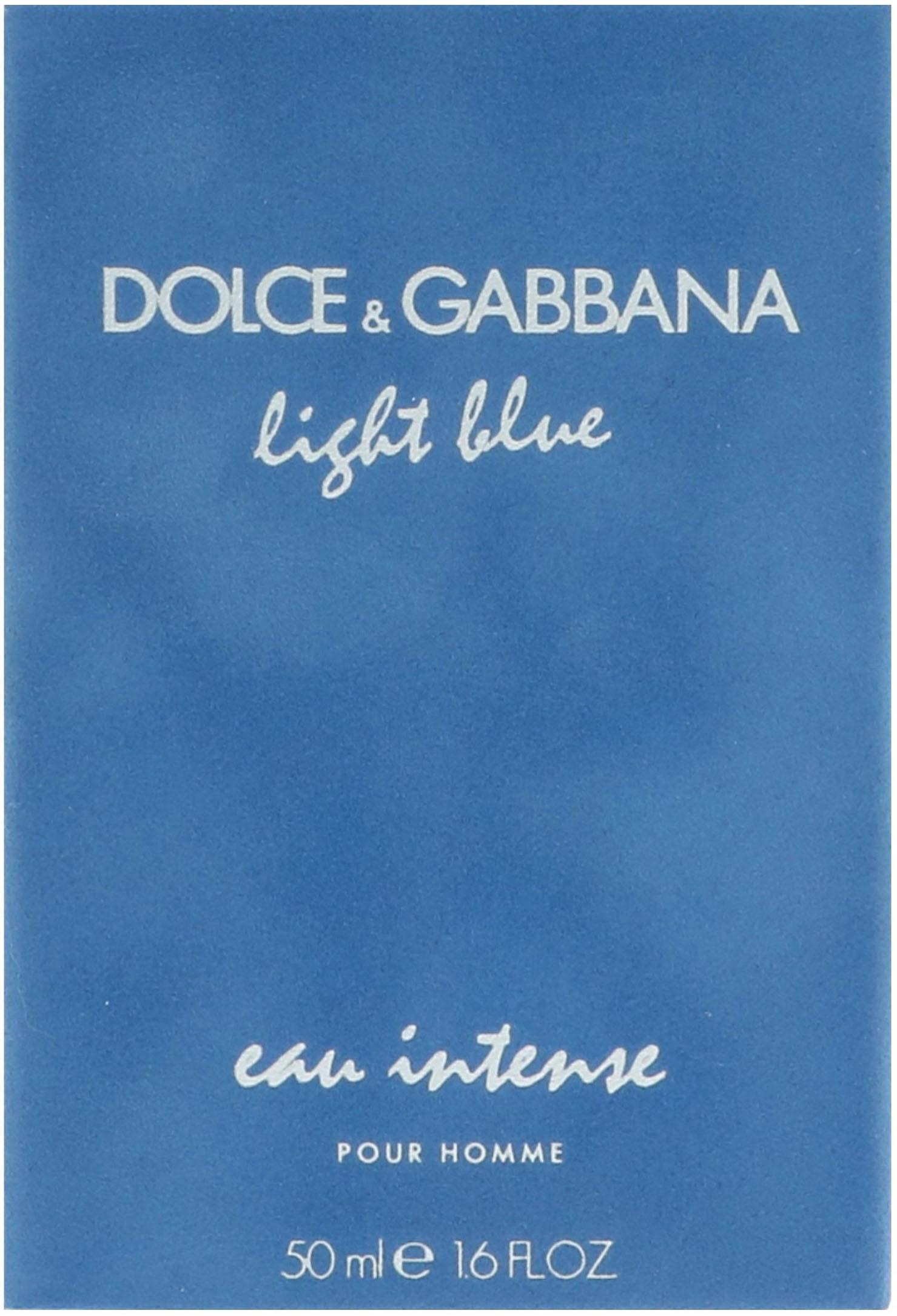 DOLCE & GABBANA Eau de Parfum »Light Blue Eau Intense«, Ein toller Männerduft
