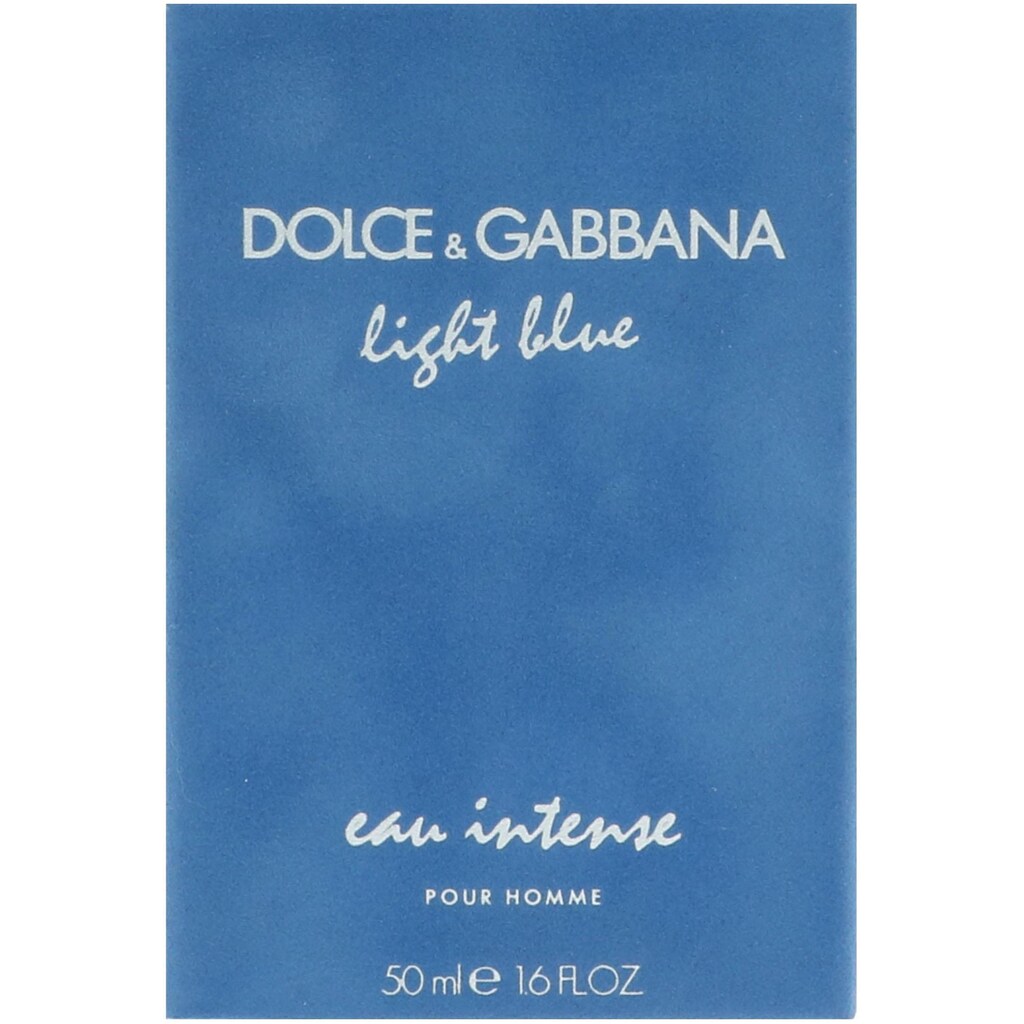 DOLCE & GABBANA Eau de Parfum »Light Blue Eau Intense«