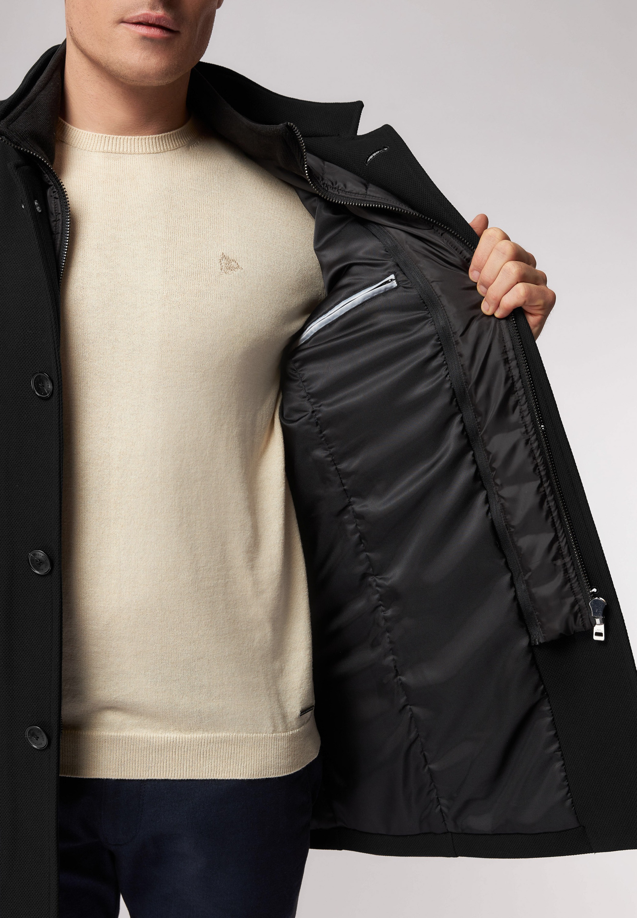 Roy Robson Kurzmantel »Urban Coat - mit herausnehmbarer Weste«