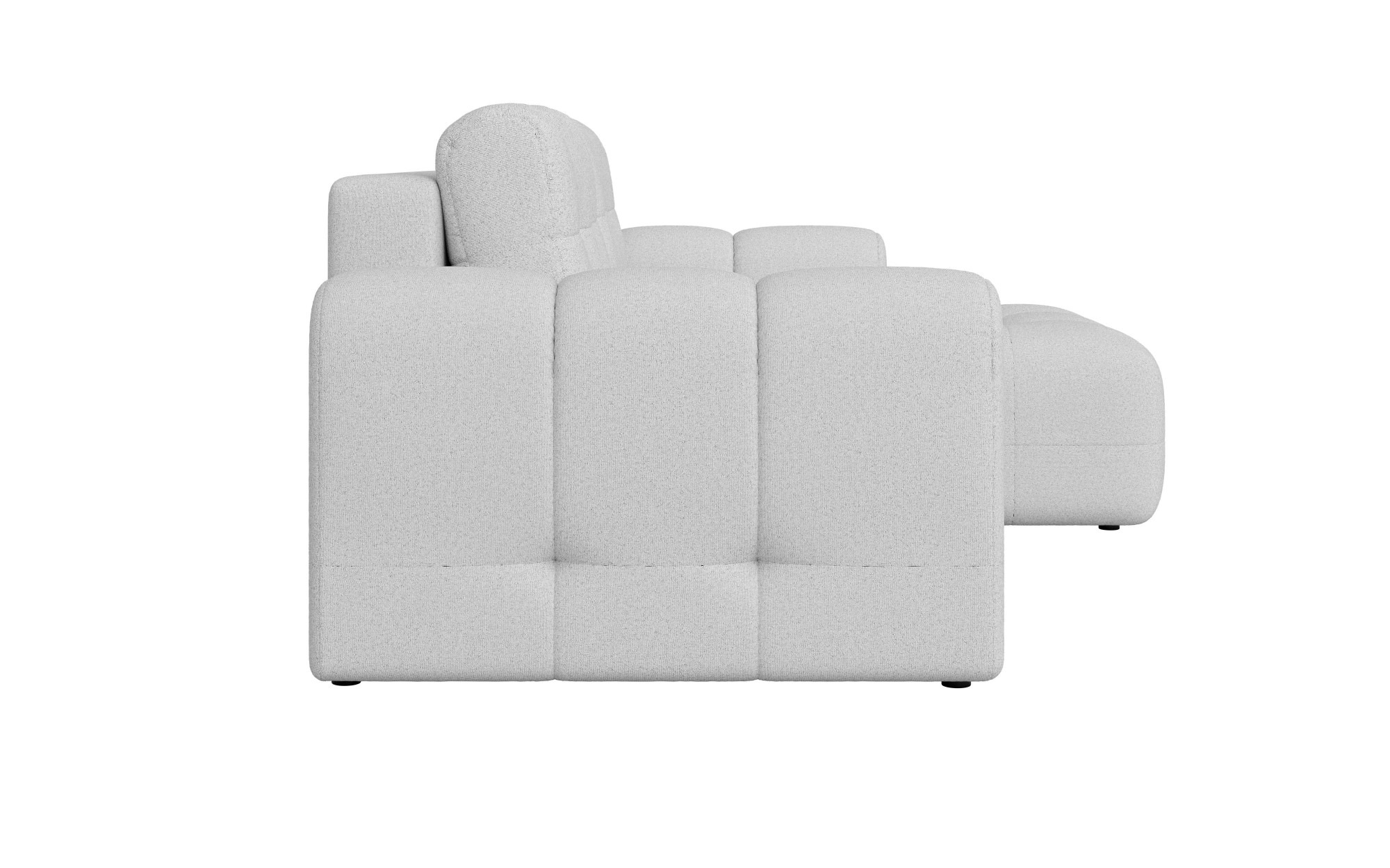 INOSIGN Ecksofa »Manilla, wahlweise mit Bettfunktion, B/T/H 265/170/91 cm«, L-Form mit Recamiere rechts/links bestellbar, Wellenunterfederung