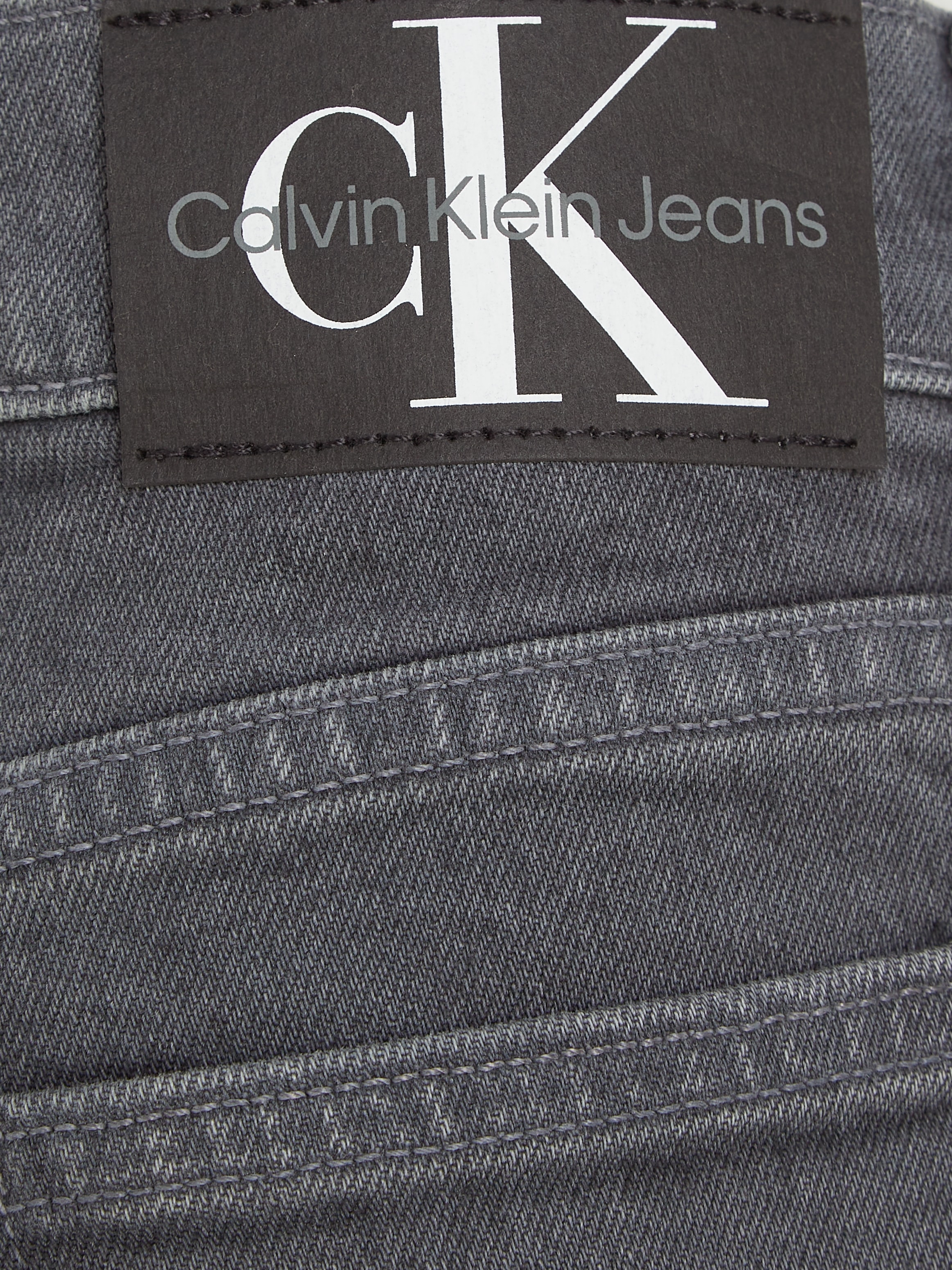 Calvin BAUR | Stretch-Jeans OVERDYED« Jeans GREY »DAD DARK Klein