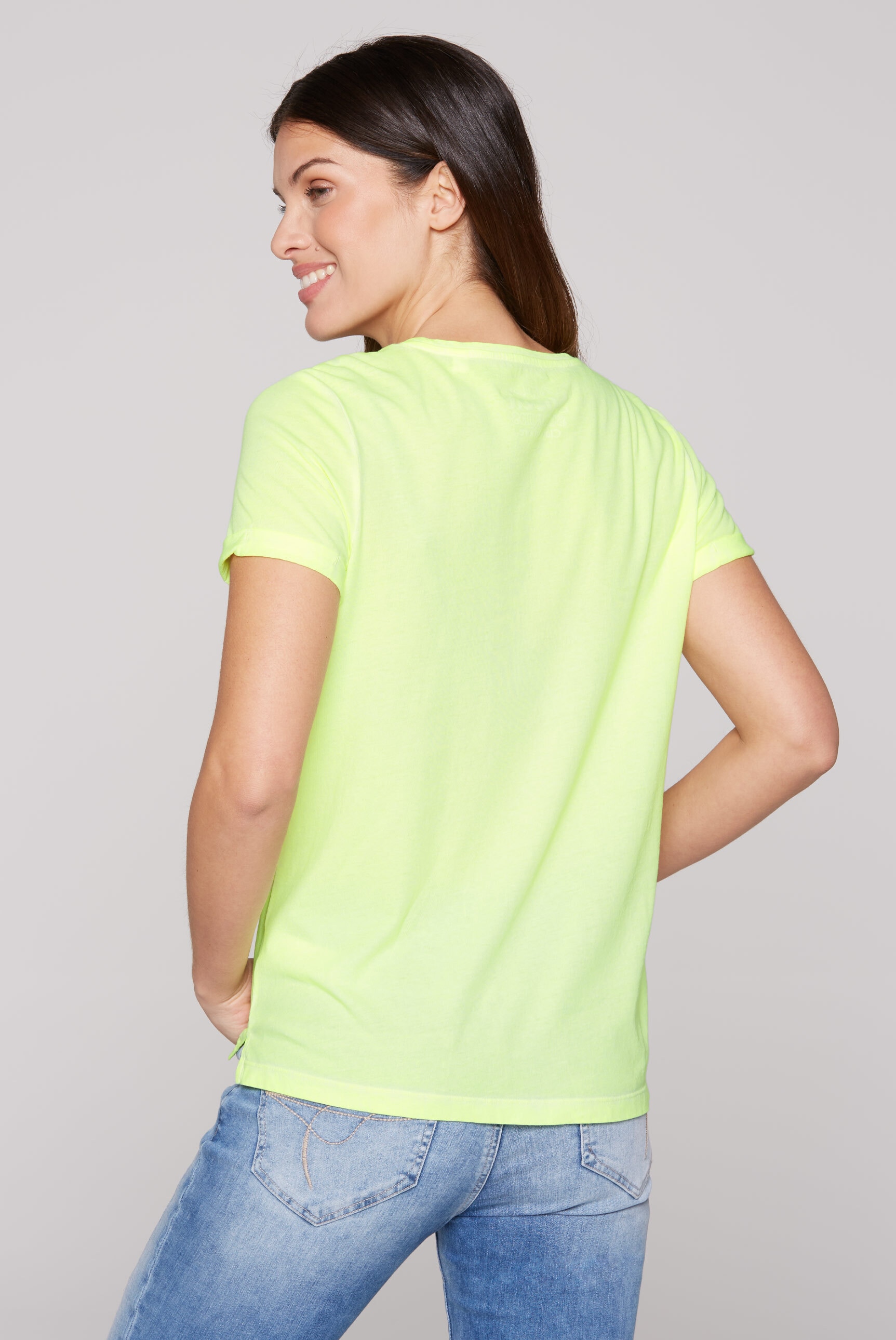 SOCCX Rundhalsshirt, mit Seitenschlitze