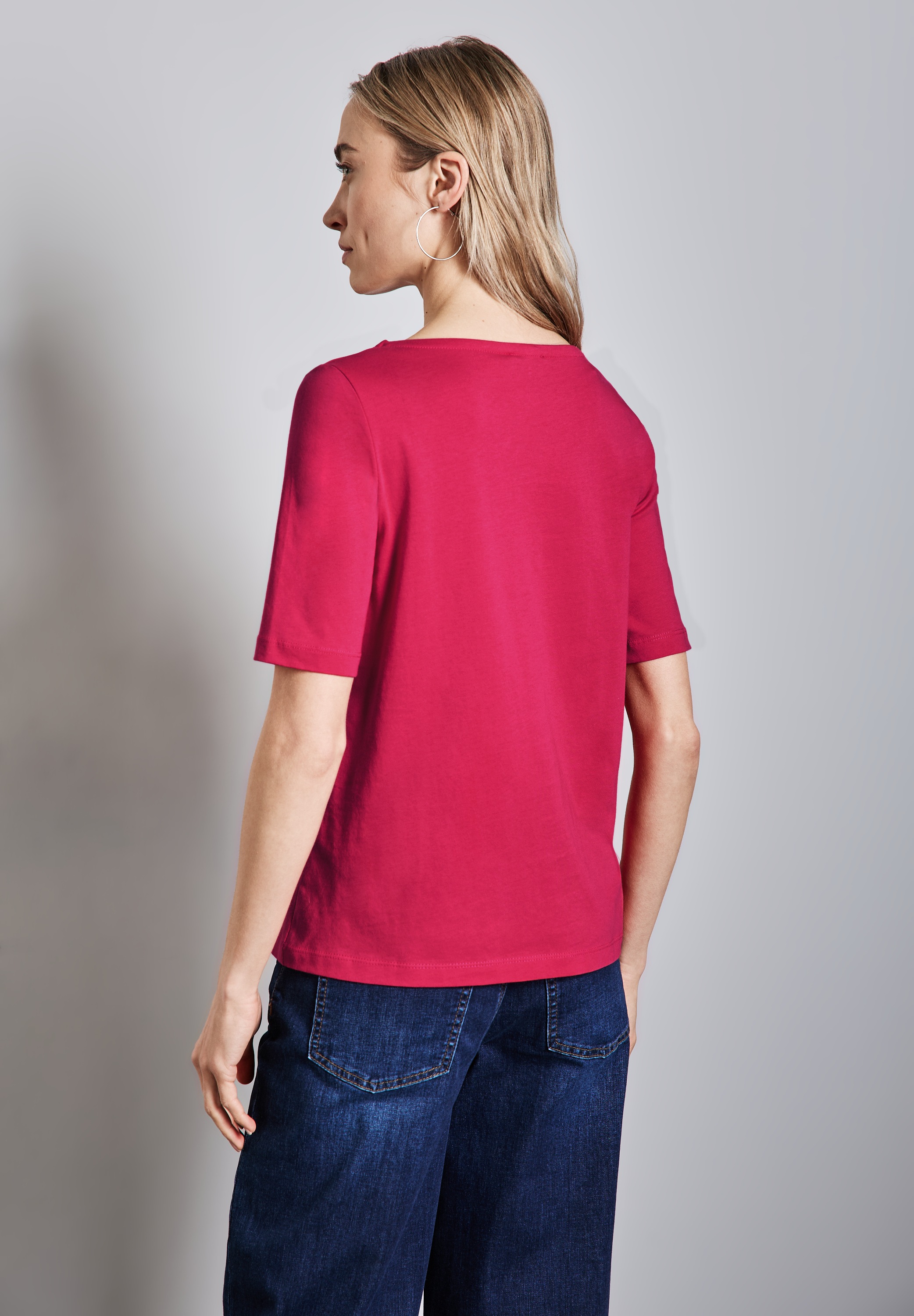 STREET ONE T-Shirt, aus reiner Baumwolle