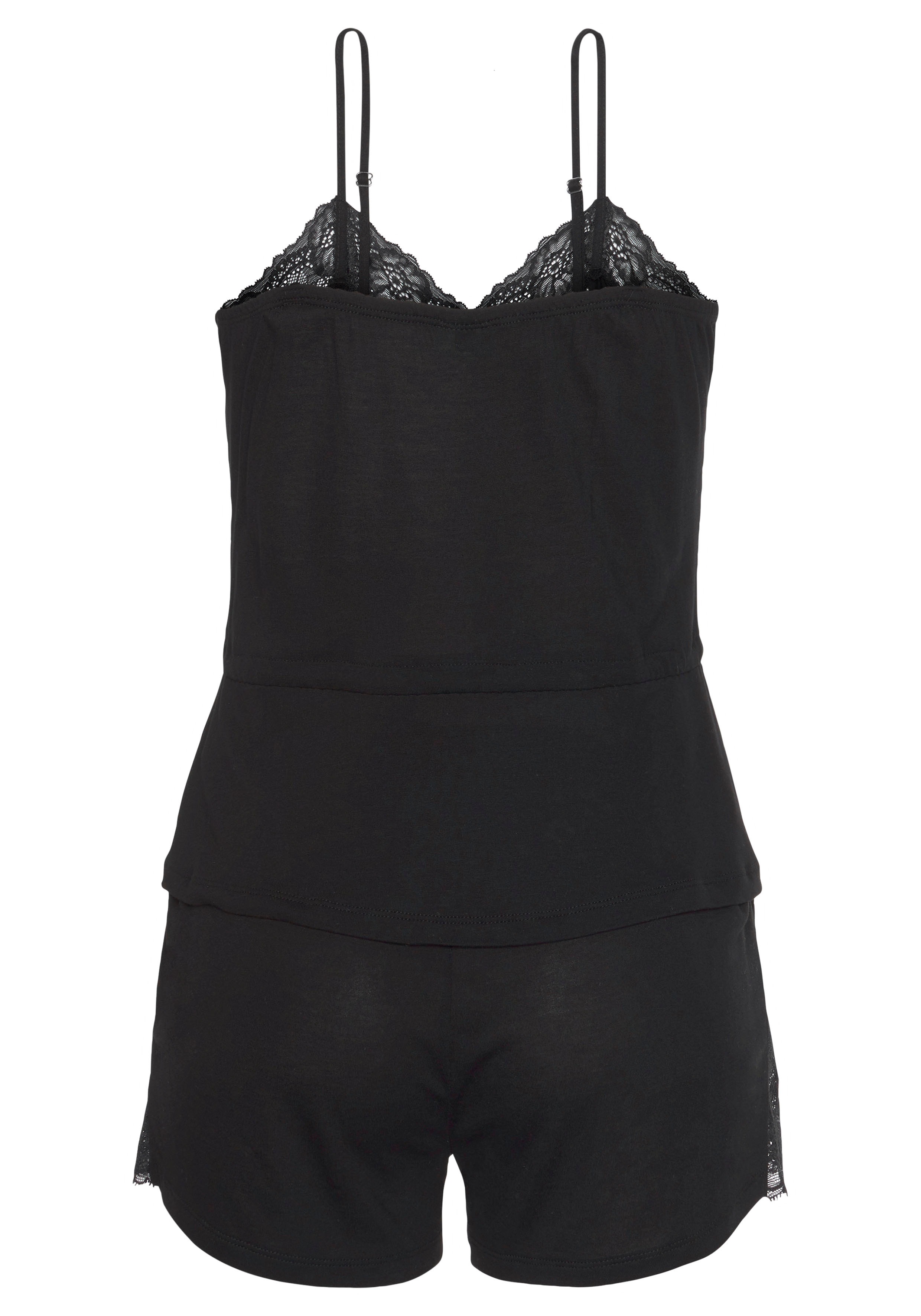 Thumbnail - LASCANA Shorty 2-teilig, 2 tlg. mit Spitzeneinsätzen