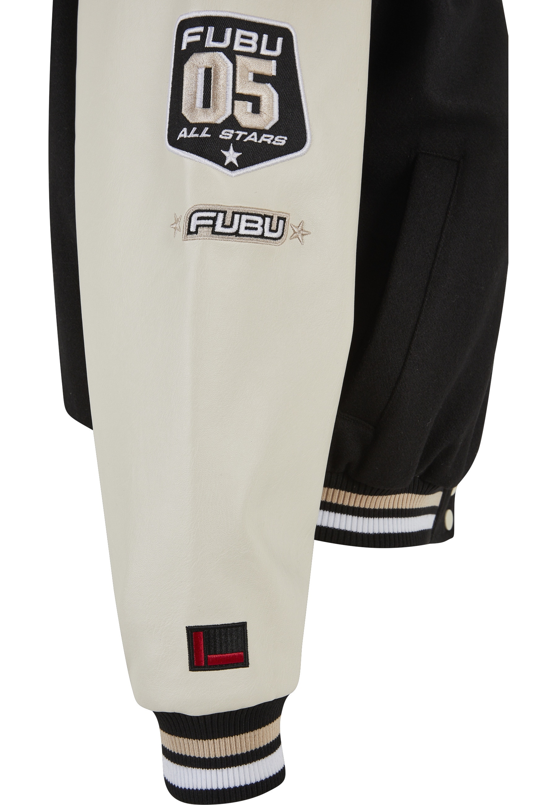 Fubu Anorak »Fubu Damen FW231-017-1 FUBU College Varsity Jacket« 1 Stk. tlg. ohne Kapuze
