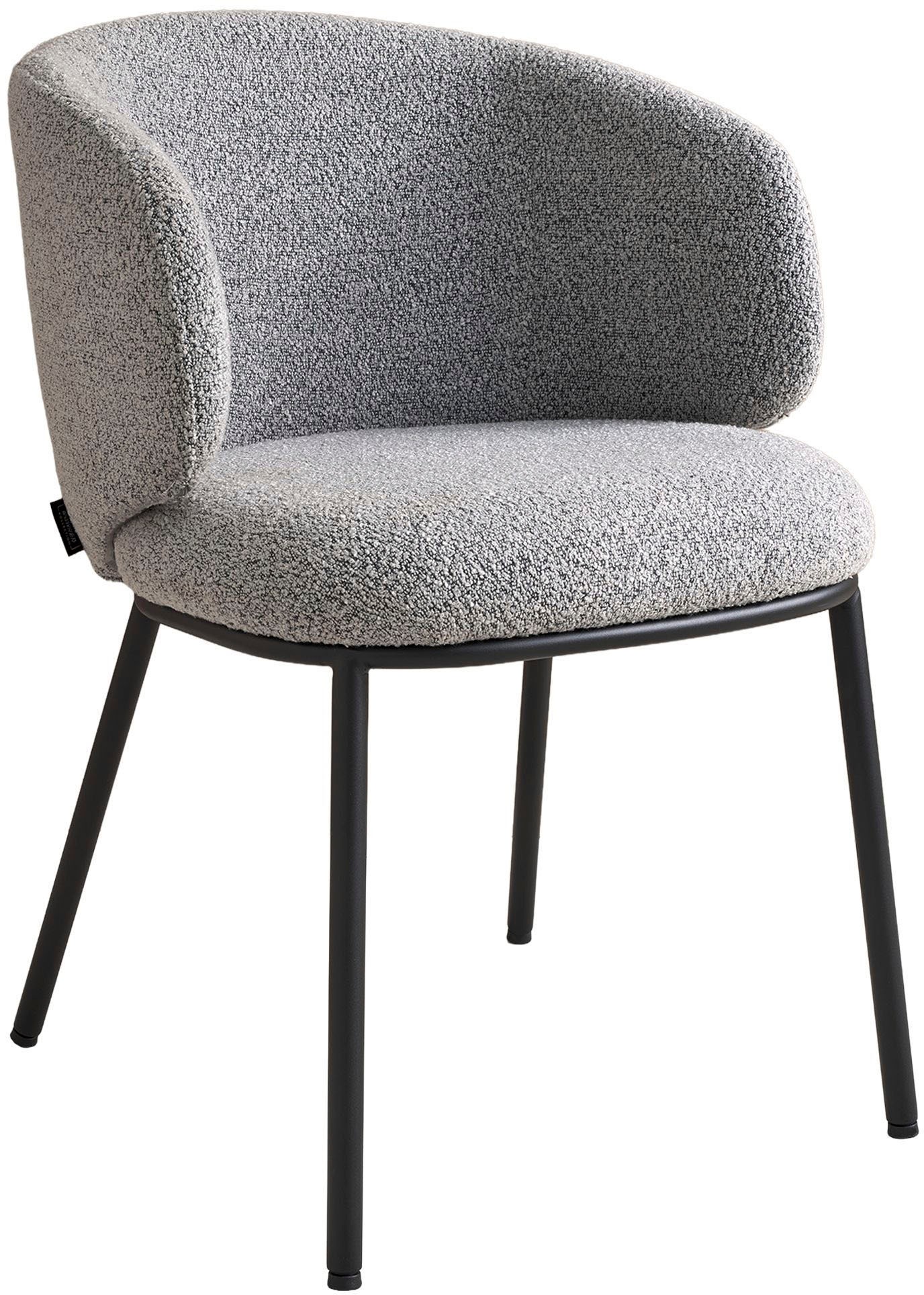 SCHÖNER WOHNEN-Kollektion Esszimmerstuhl "SUNJA" () 1 Stk.Bezug Bouclé, Unt günstig online kaufen