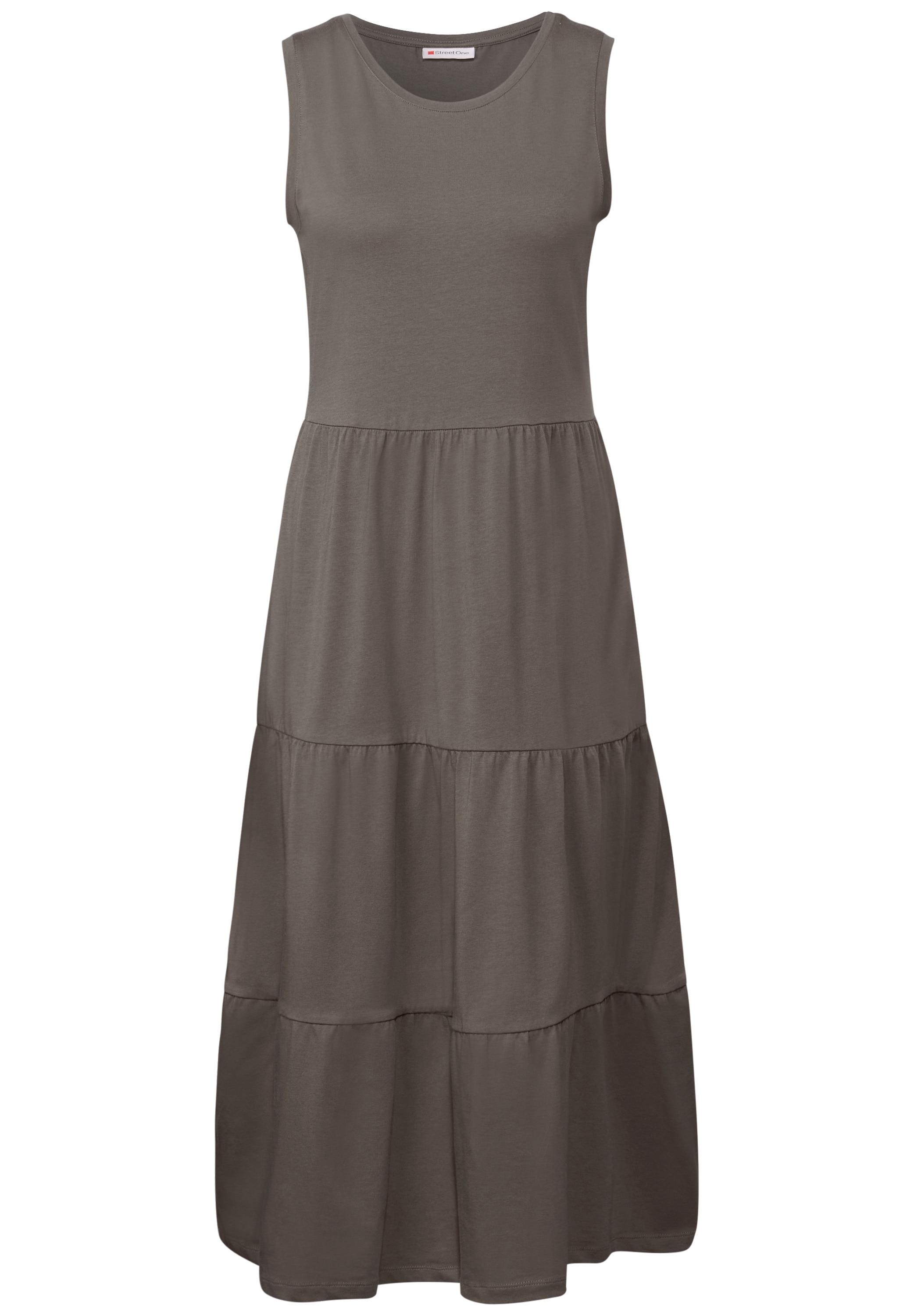 STREET ONE Jerseykleid, in Unifarbe