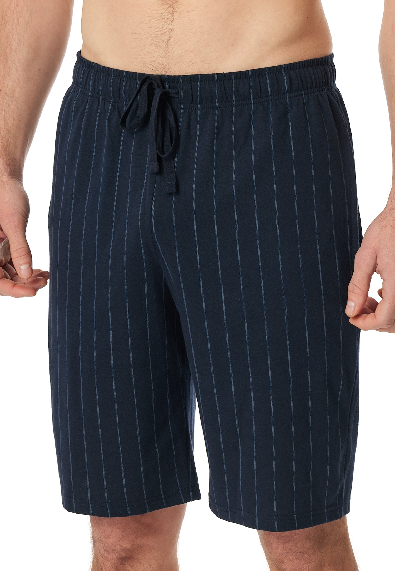 Schiesser Pyjamahose "Mix + Relax", Baumwolle, seitliche Taschen, Bindekord günstig online kaufen