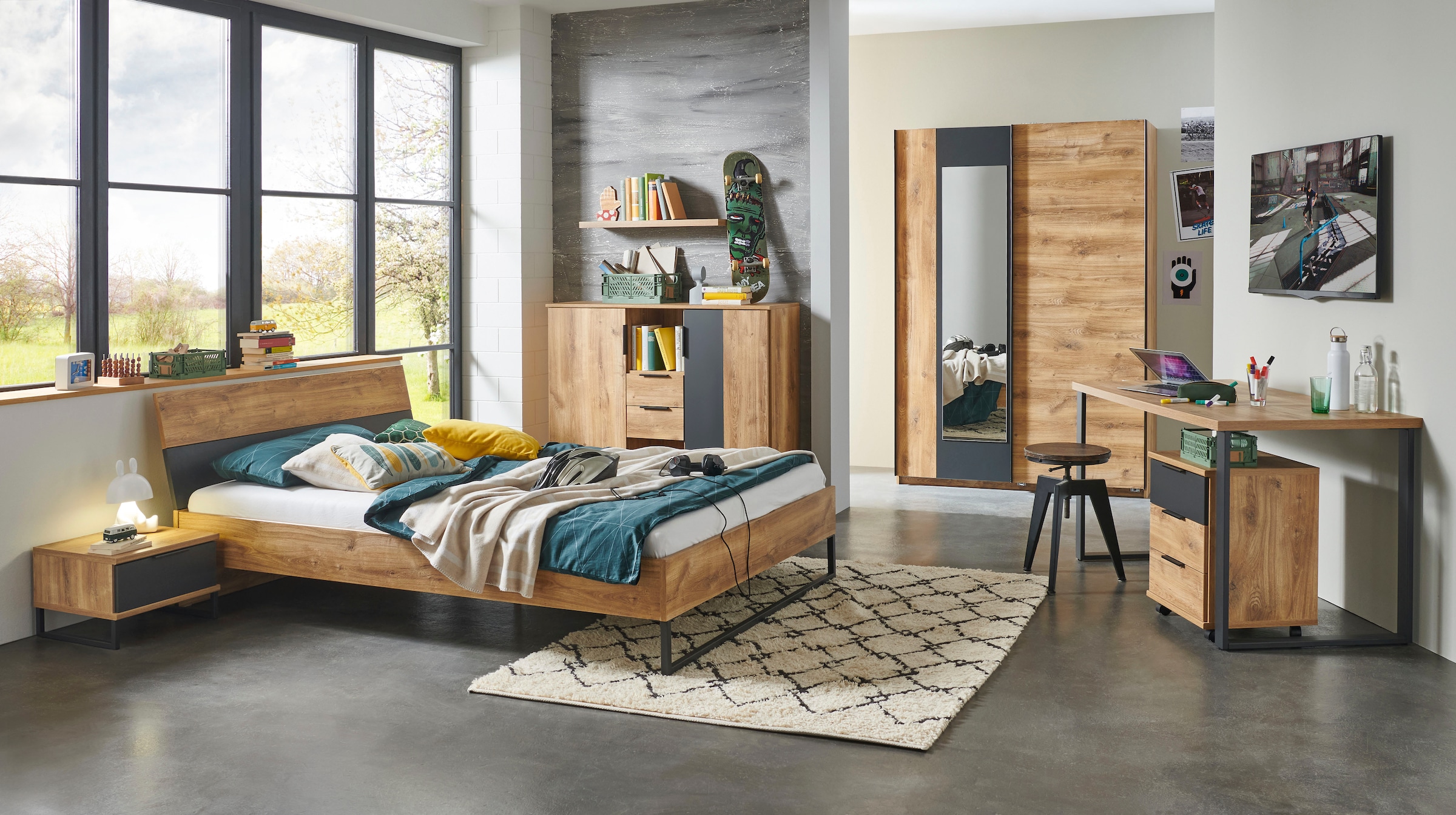 Wimex Schwebetürenschrank "Texel in den Breiten 135cm & 180cm erhältlich, i günstig online kaufen