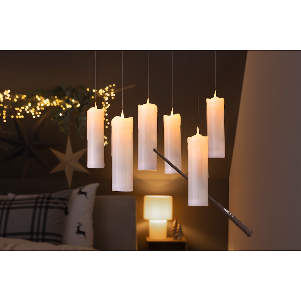 IC Winterworld LED-Kerze »Schwebende Kerzen mit Zauberstab als Fernbedienung«