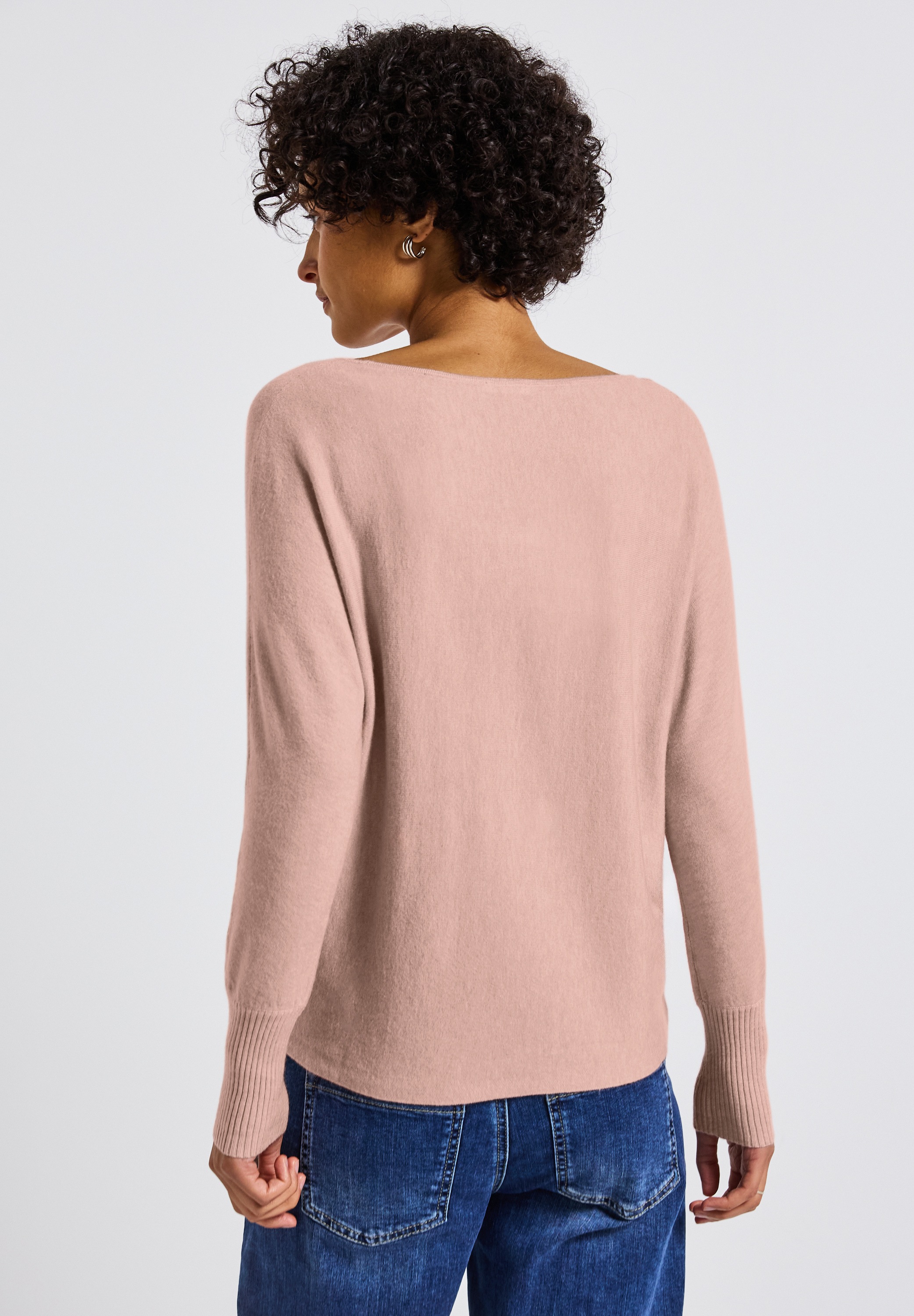 STREET ONE Strickpullover, mit Rippbündchen günstig online kaufen
