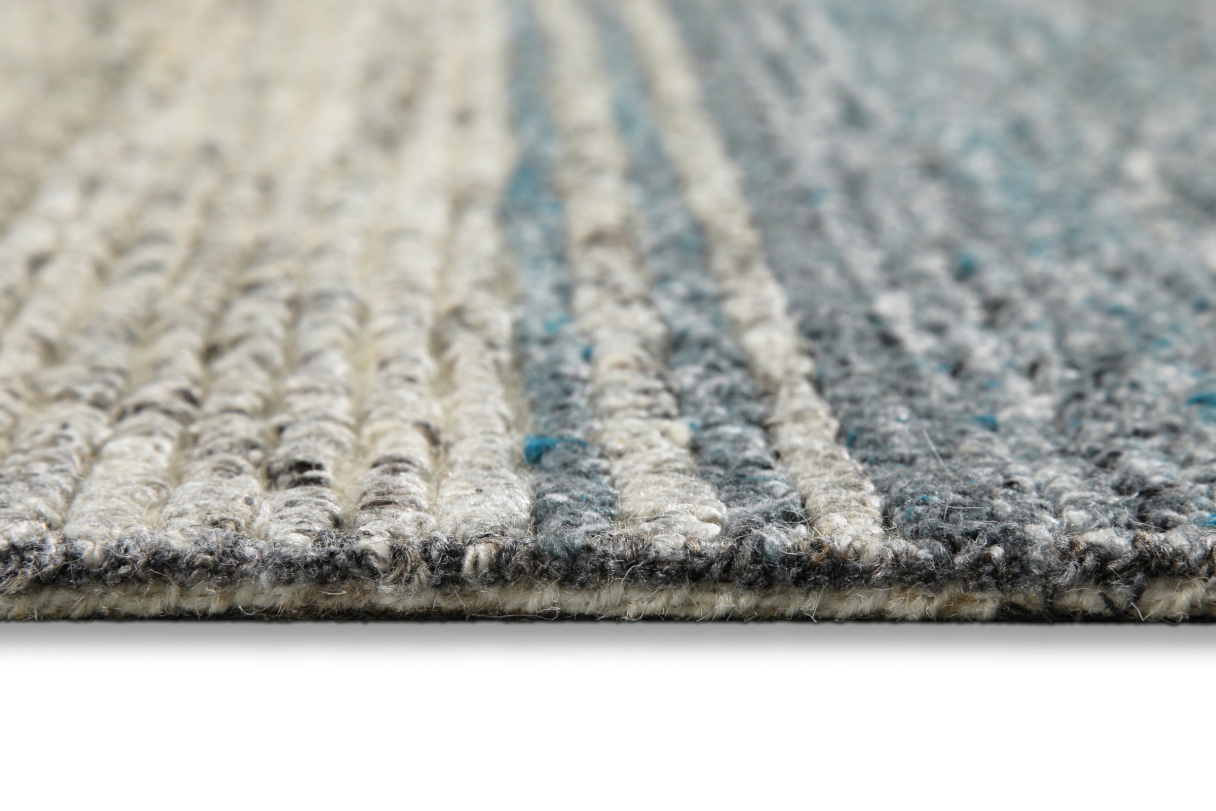 Wecon home Teppich »Hamptons TWENTYFOUR«, rund, 10 mm Höhe, Kurzflor, Wohnzimmer, Schlafzimmer, elegant, robust, Streifen Muster