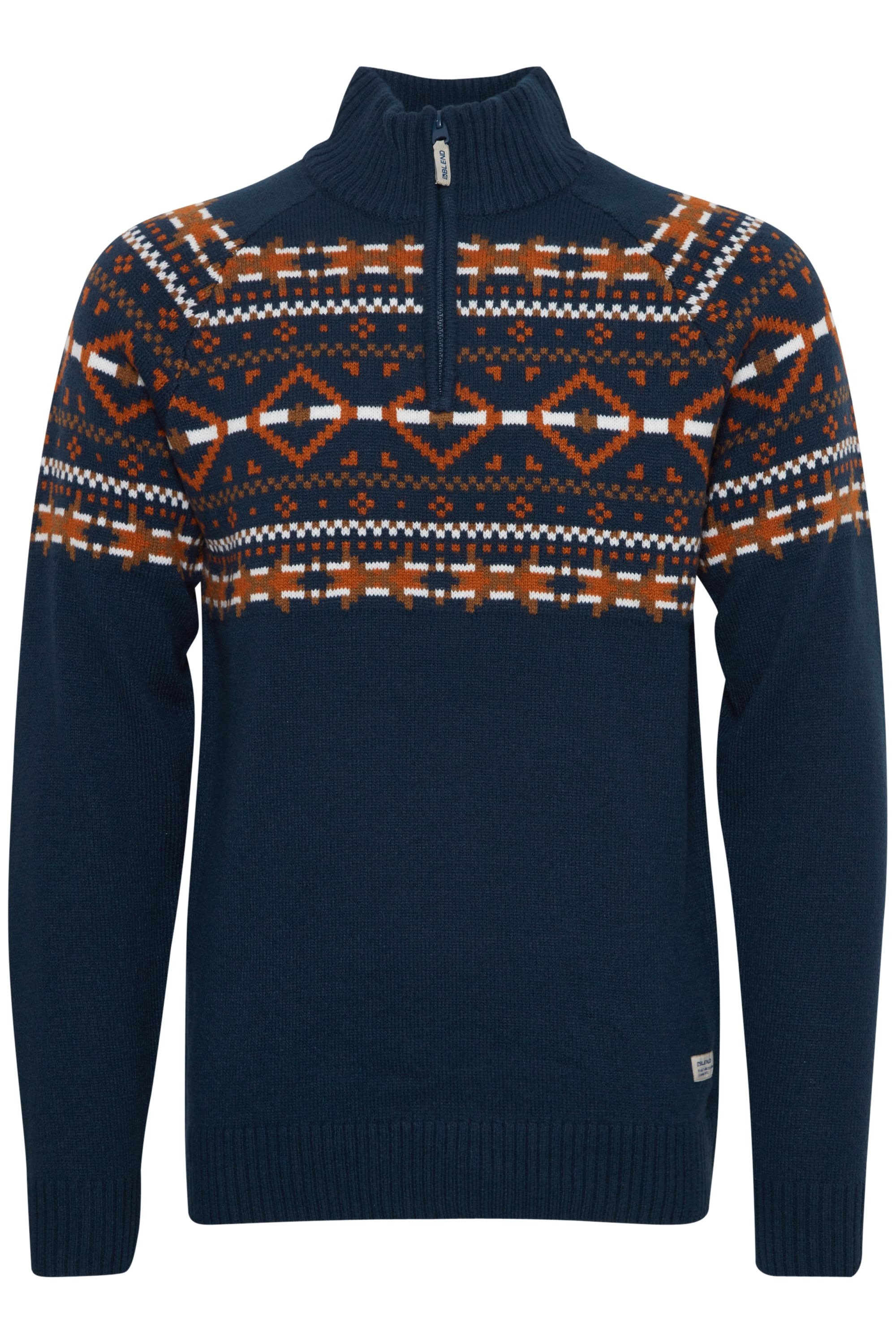 Blend Troyer "BHNilo" Klassischer Troyer mit Reißverschluss günstig online kaufen