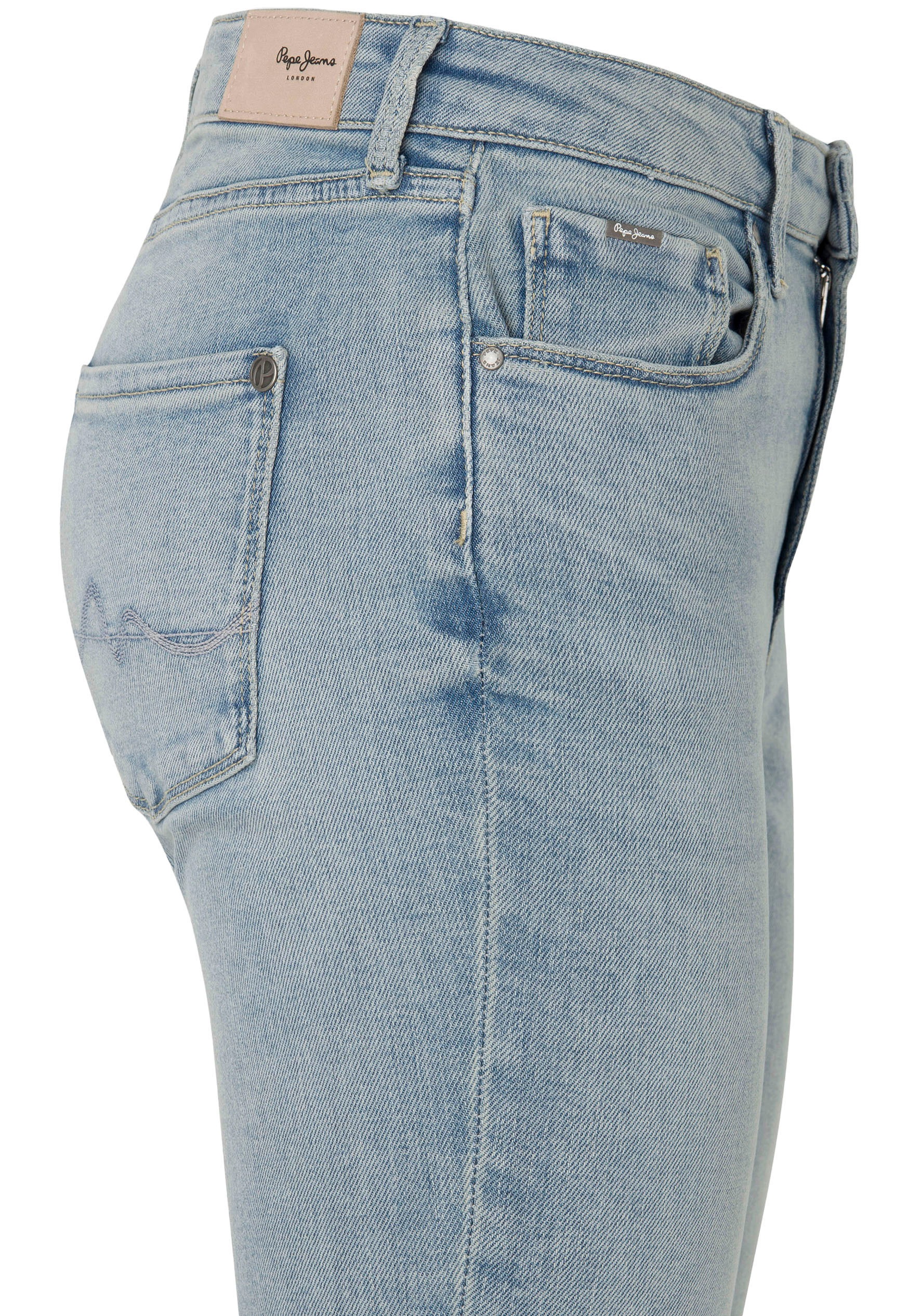 Pepe Jeans Skinny-fit-Jeans, in Used-Optik