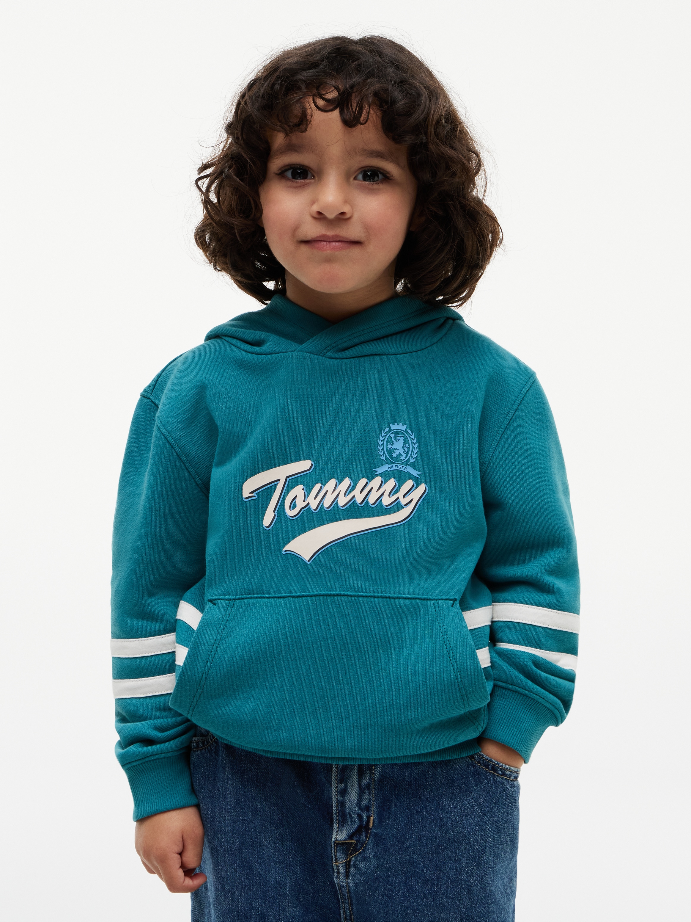Tommy Hilfiger Kapuzensweatshirt, Regular Fit, Kinder bis 16 Jahre, Tommy-Druck