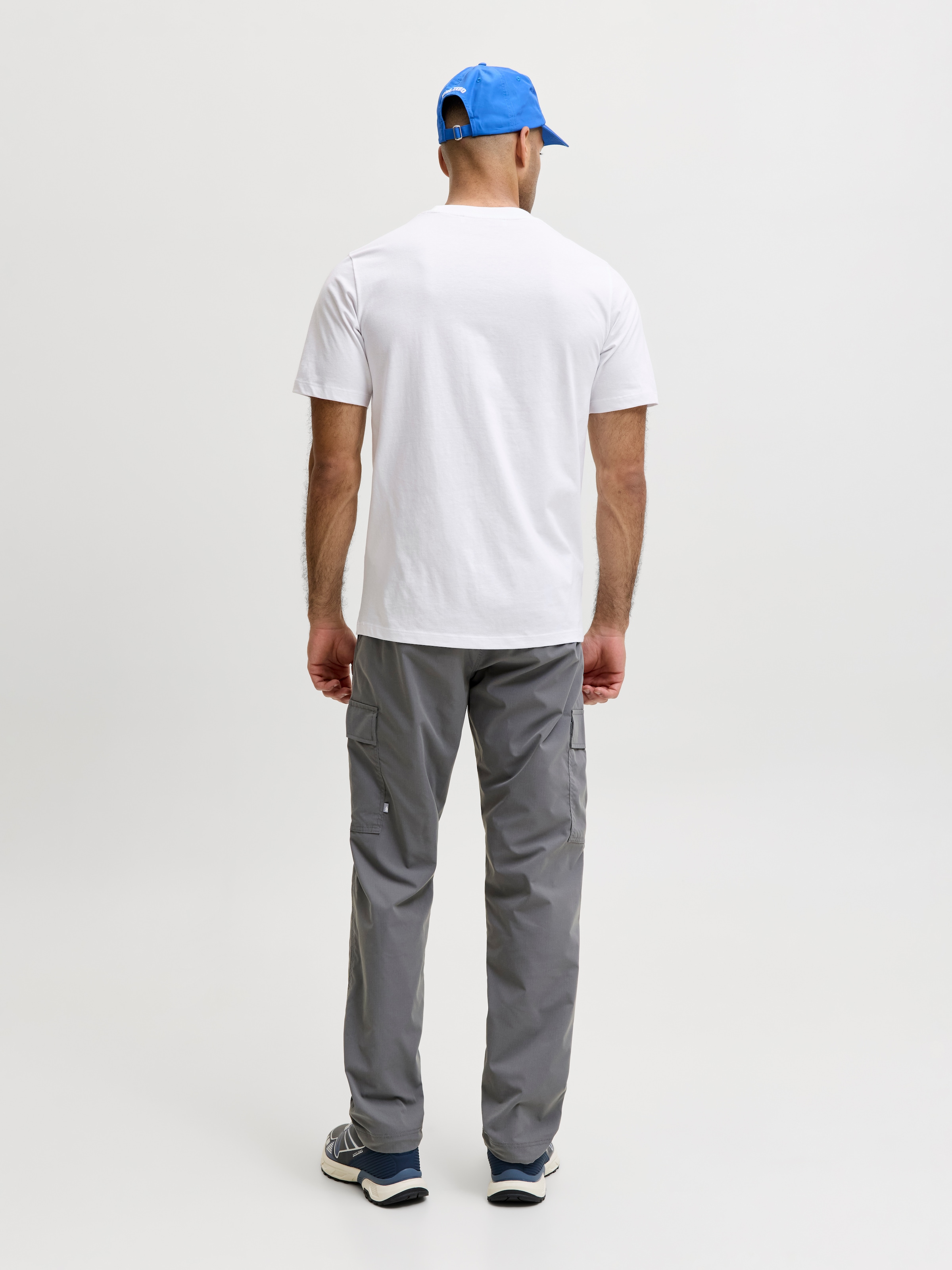 Jack & Jones Rundhalsshirt »JCOFUSION BOX PRINT TEE SS CN SN« Baumwolle, regular fit