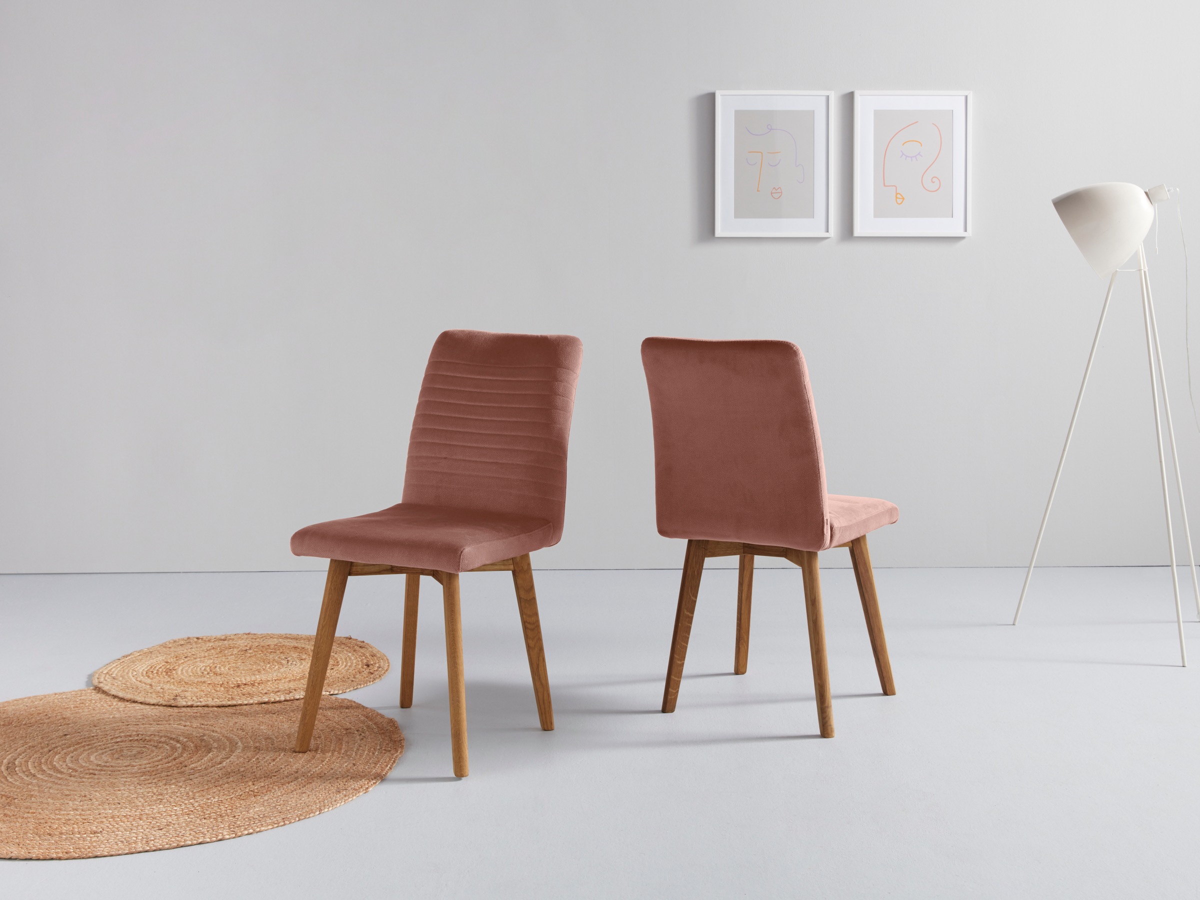 OTTO products Esszimmerstuhl "Alessja" (Set) 2 Stk.Bezug aus Microfaser, Ge günstig online kaufen