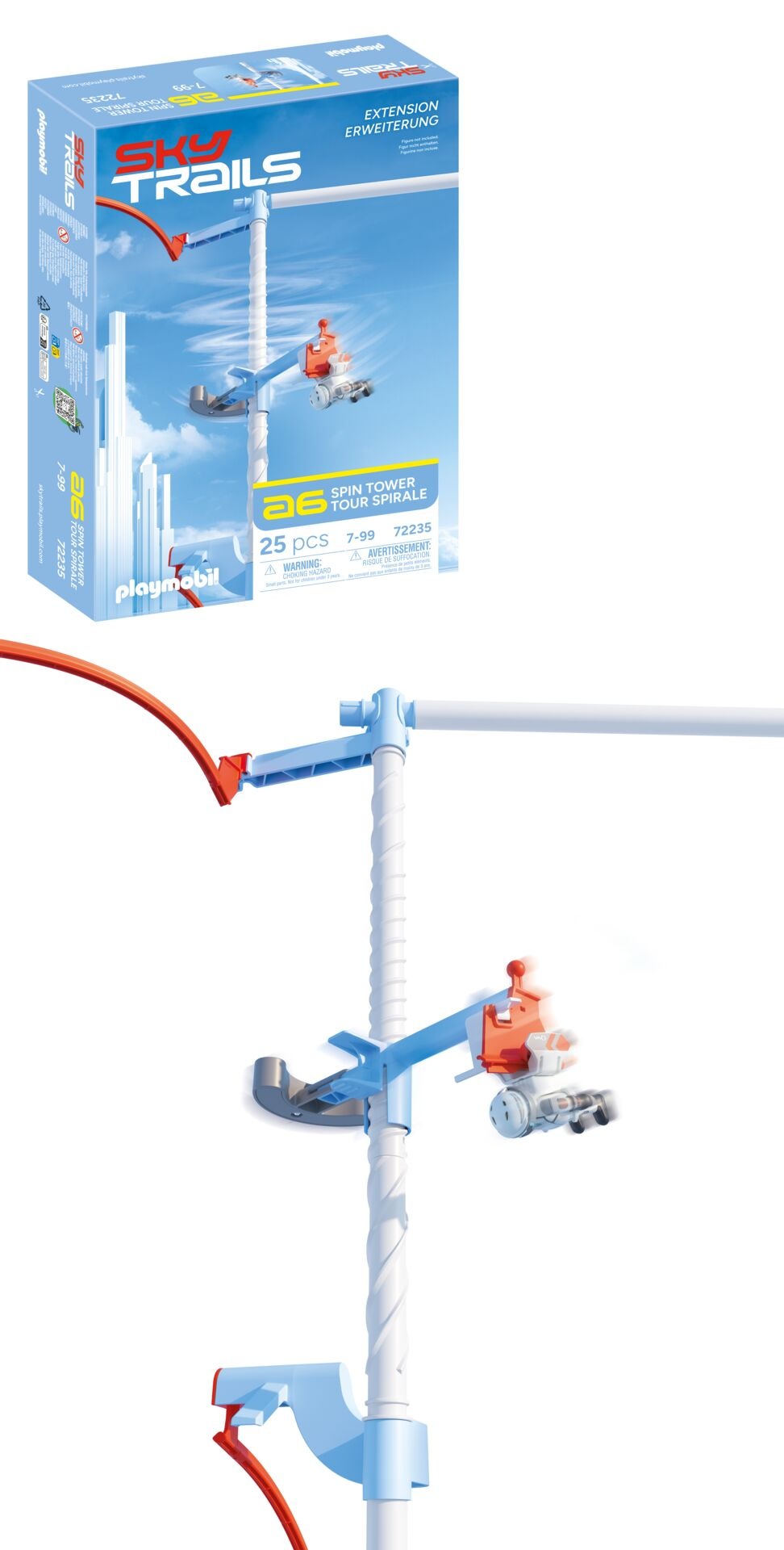 Playmobil® Konstruktions-Spielset »Spin Tower (72235), SkyTrails« Made in Europe
