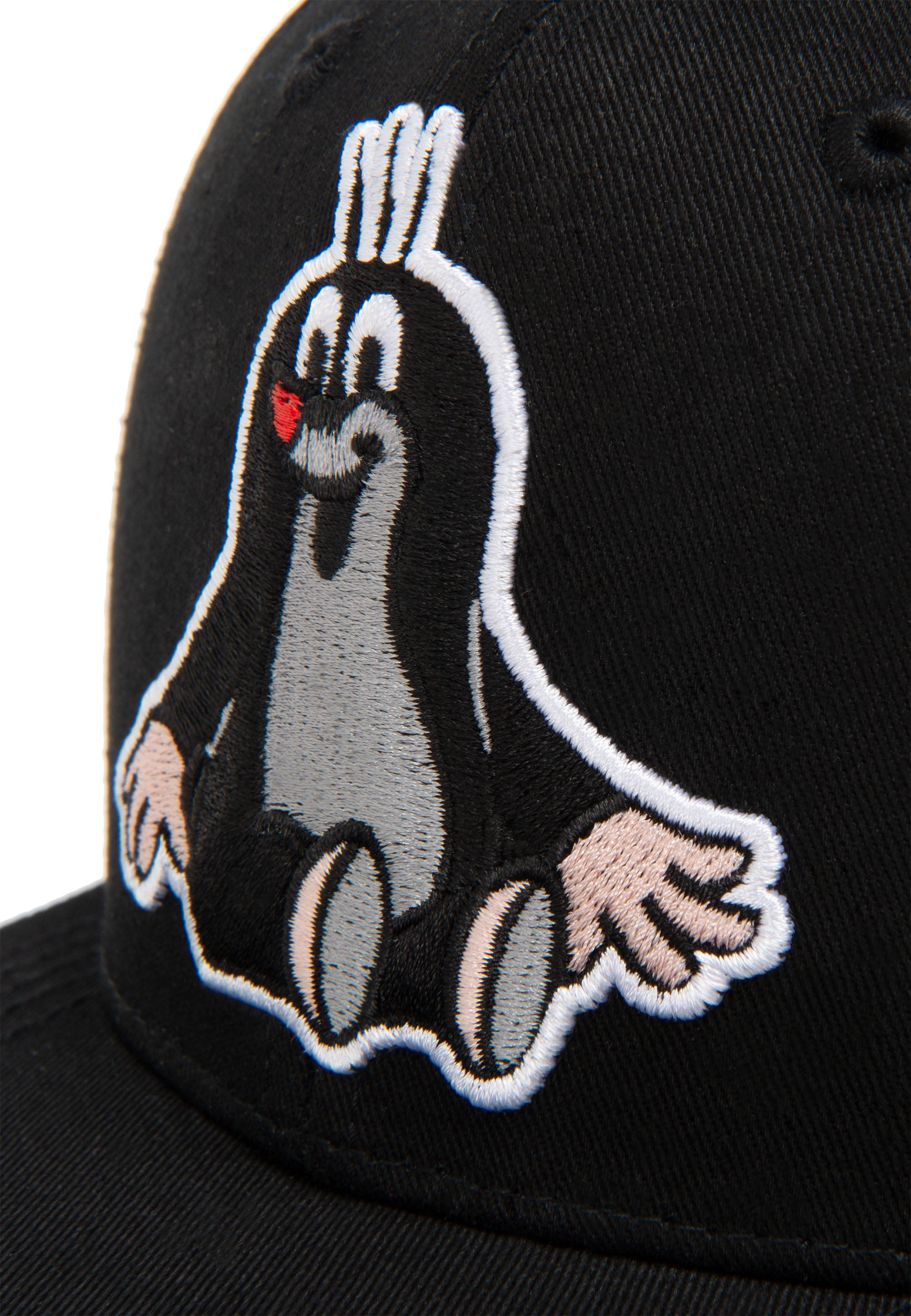 koaa Baseball Cap »Der kleine Maulwurf - Sitzt«, mit detailreicher Stickerei