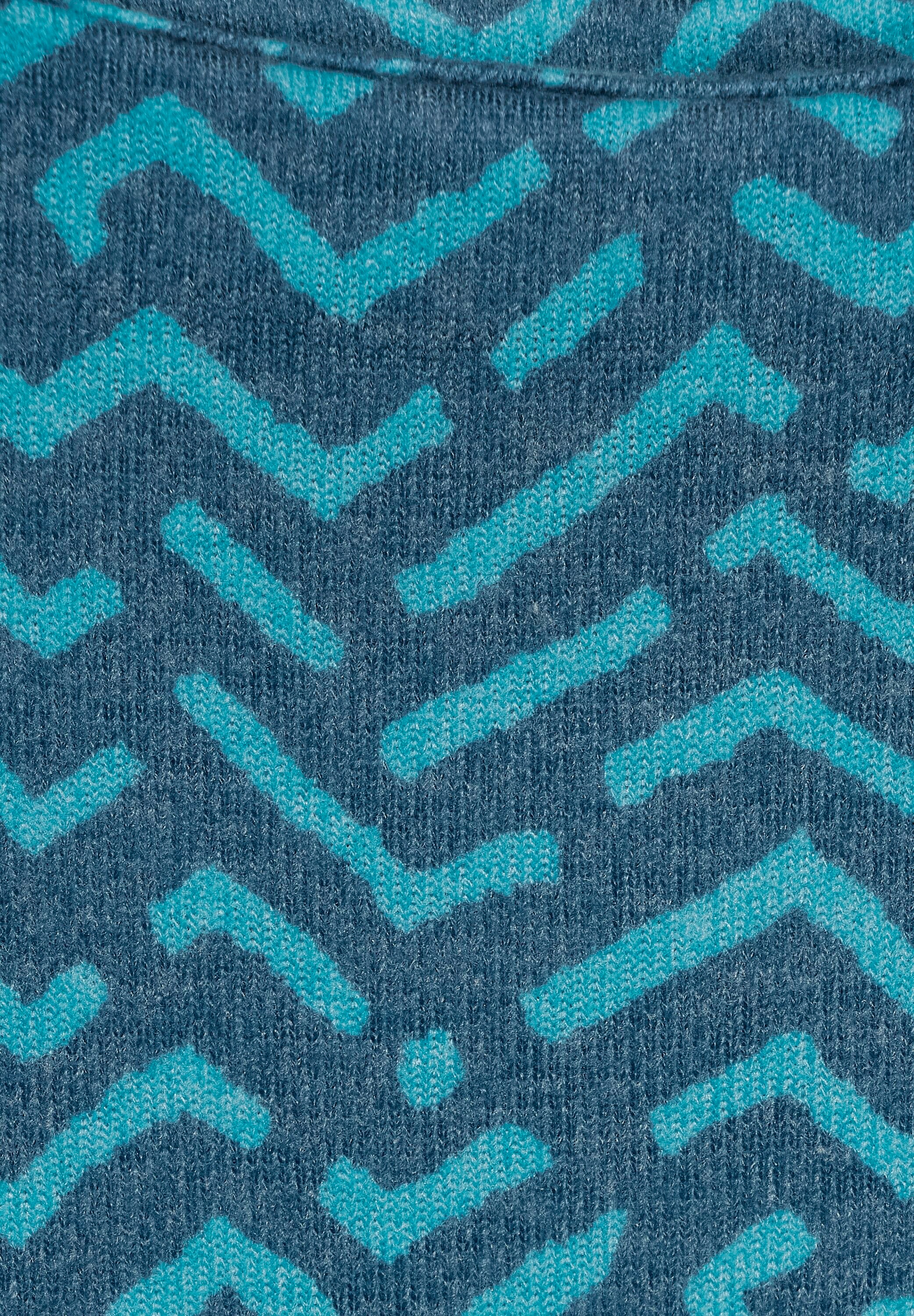 STREET ONE Print-Shirt, mit Zick-Zack-Muster
