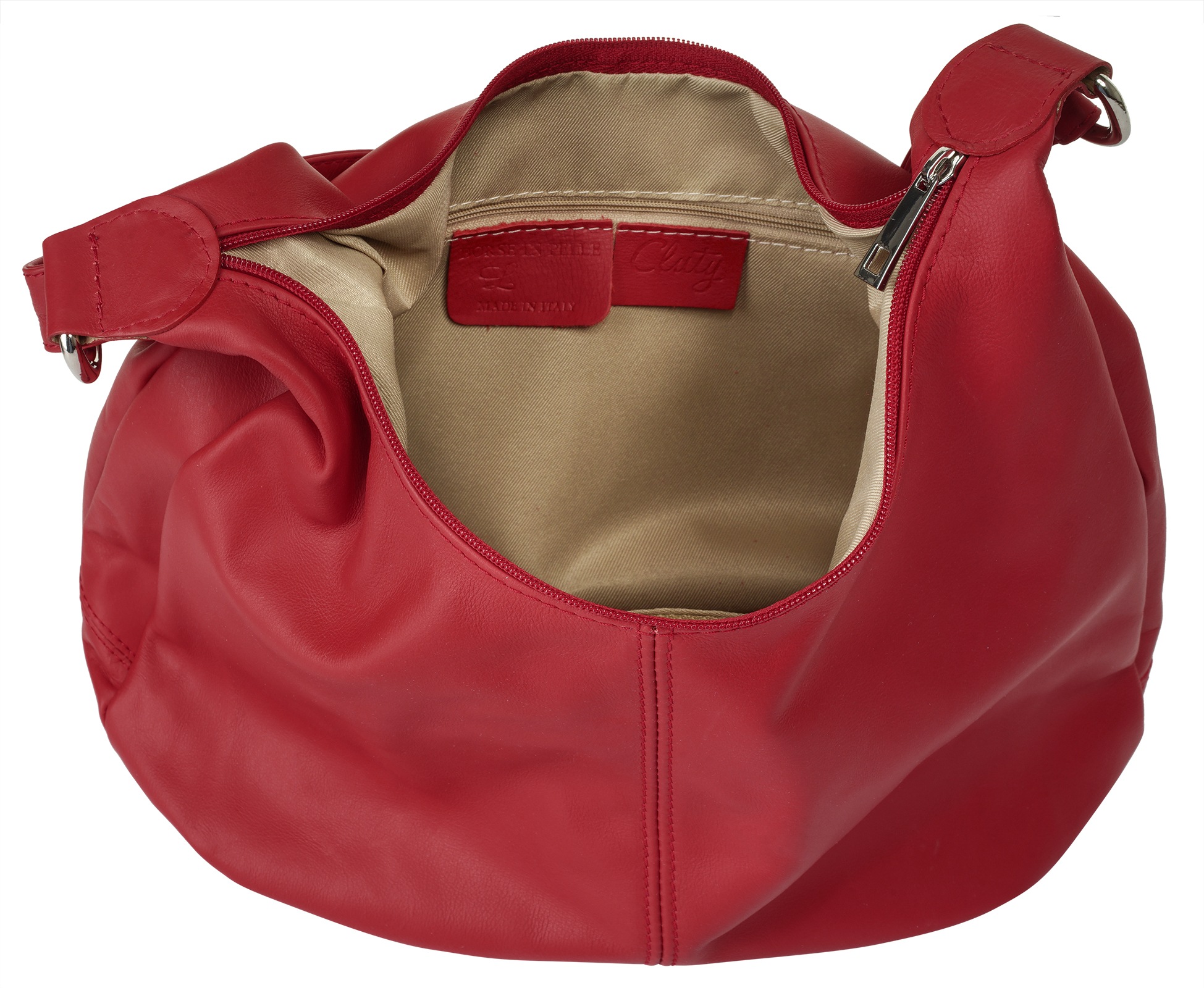 Cluty Shopper, echt Leder, Made in Italy