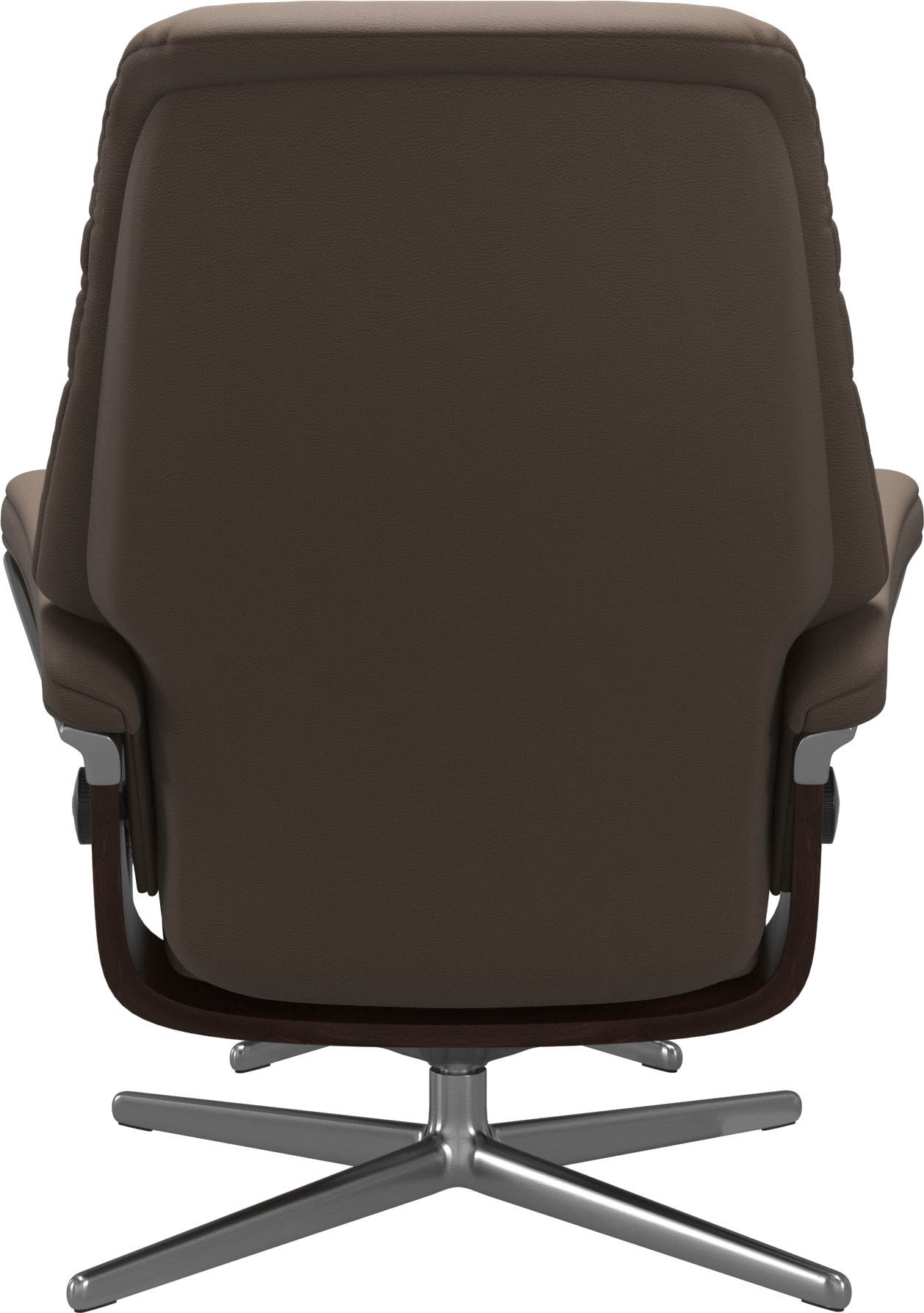 Relaxsessel STRESSLESS "Sunrise", braun (mole batick), B:79cm H:103cm T:73cm, Leder BATICK: BATICK ist ein leicht korrigiertes, durchgefärbtes und genarbtes Möbelleder, bei dem die meisten Unebenheiten und Spuren in der Regel entfernt wurden., Sessel, Rel 3